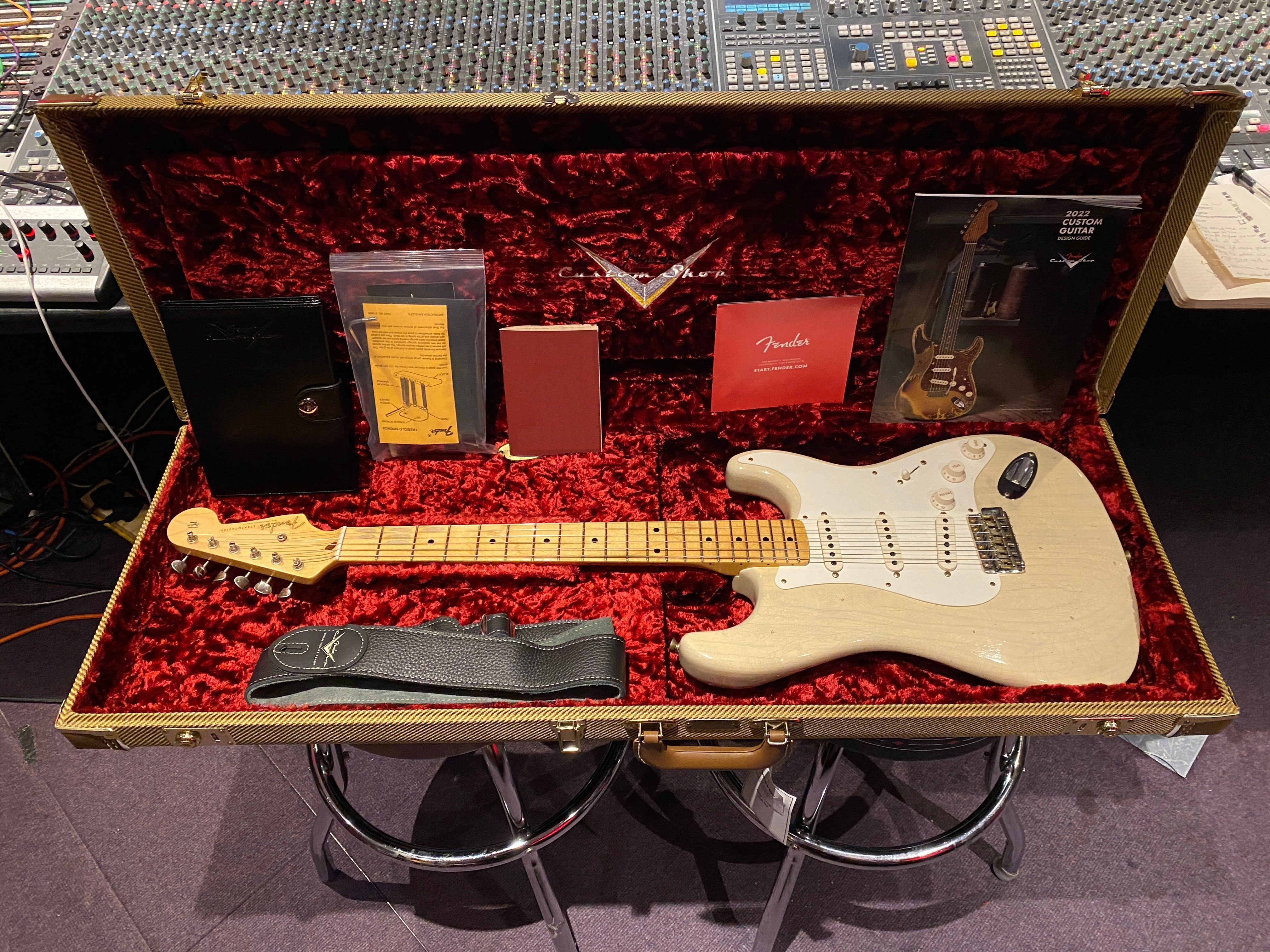 Fender Custom Shop Stratocaster 1955 Journeyman '55 Vintage 50s Blonde Electric Guitar