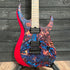 Schecter USA Custom Shop Sunset Extreme 6 Stabilized Top Electric Guitar - Blue/Red