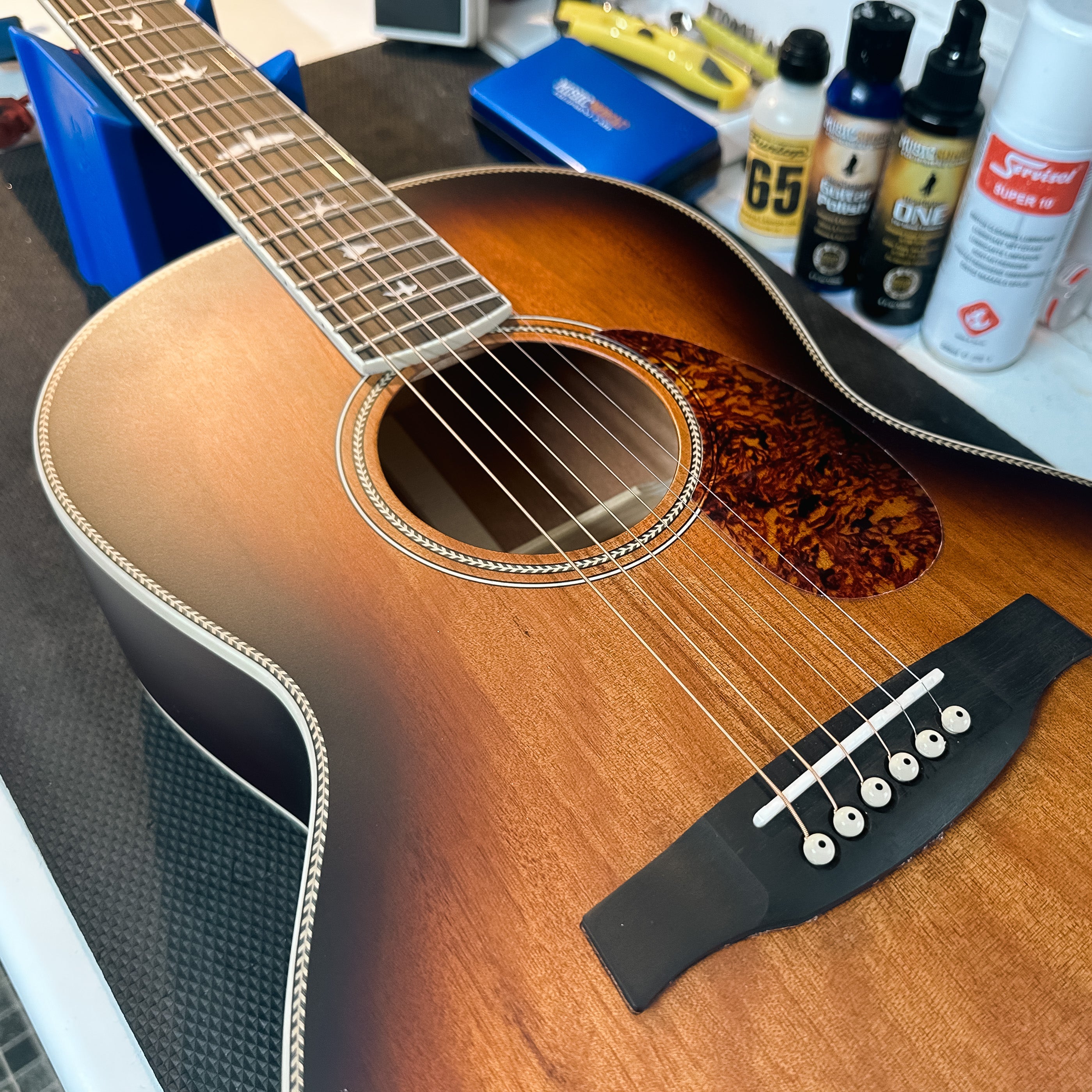 Acoustic Guitar Restring Service