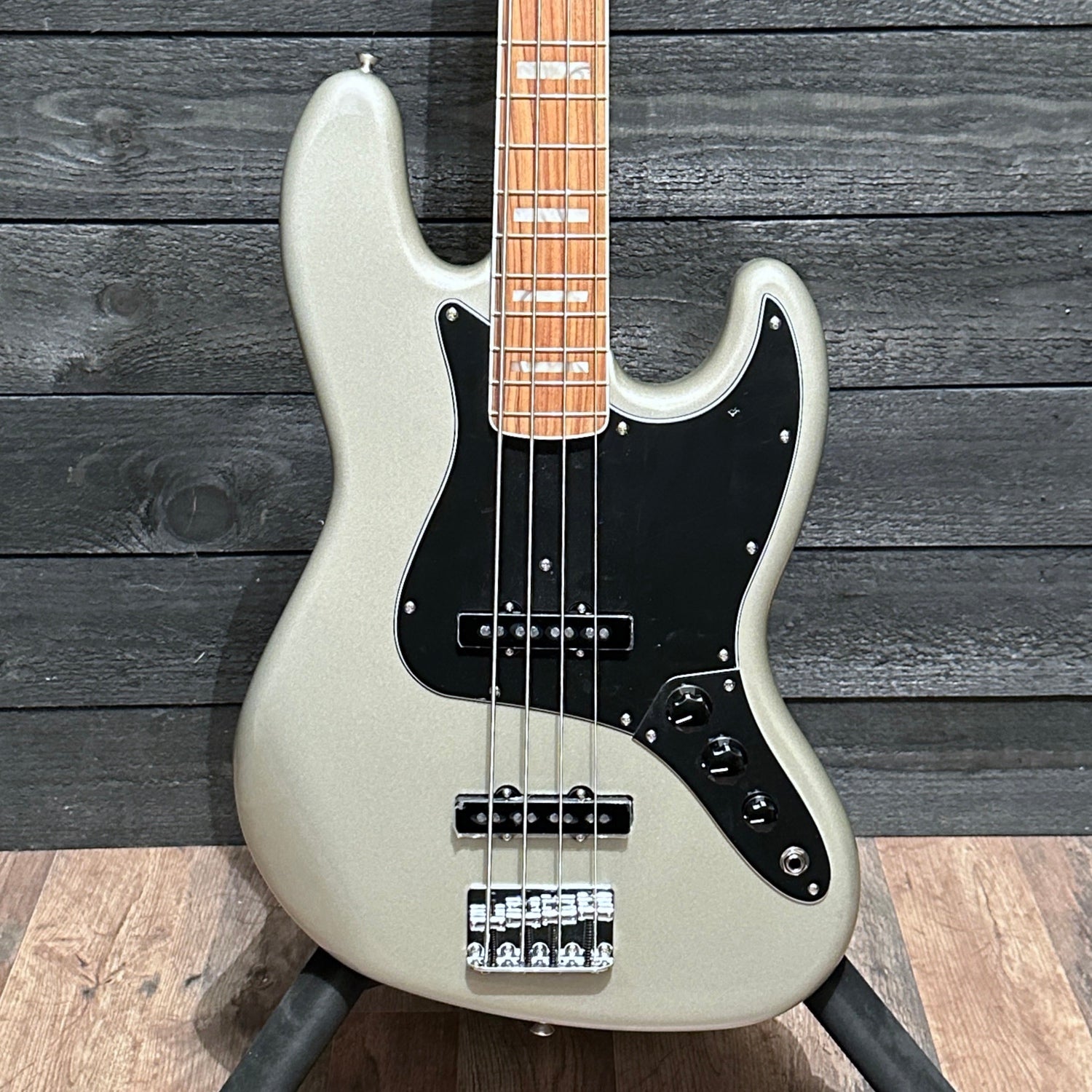 Fender Vintera ‘70s Jazz Bass 4 String Electric Bass Guitar - Inca Silver
