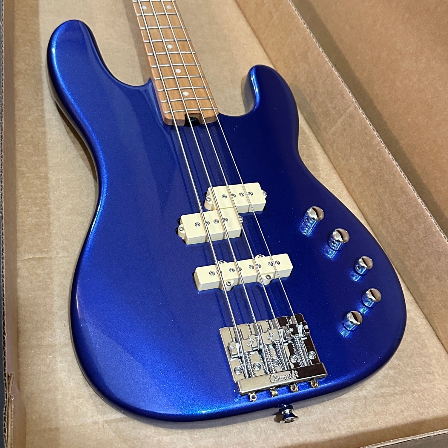 Charvel Pro-Mod San Dimas PJ IV 4 String Electric Bass Guitar - Mystic Blue