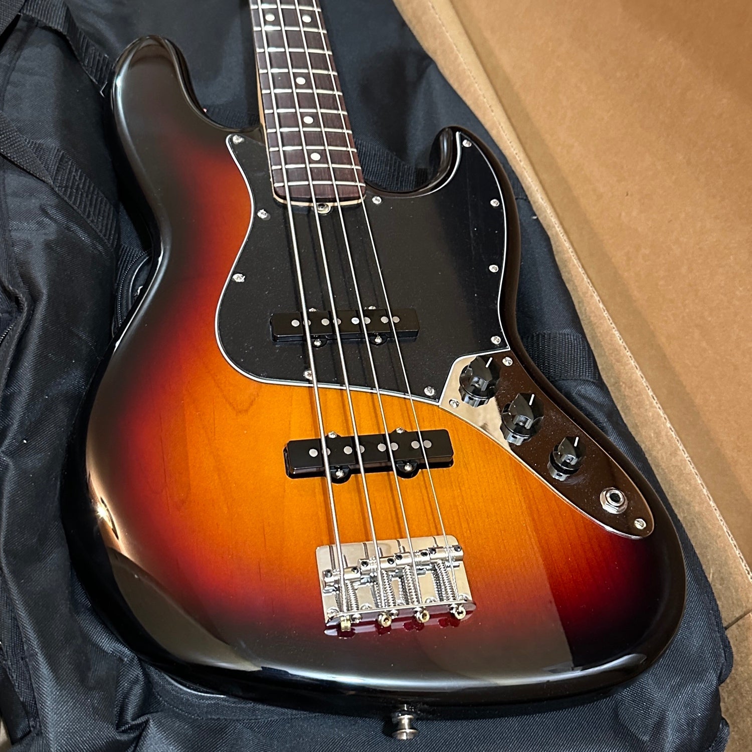Fender American Performer Jazz Bass 4 String USA Electric Bass Guitar 2024 - Sunburst