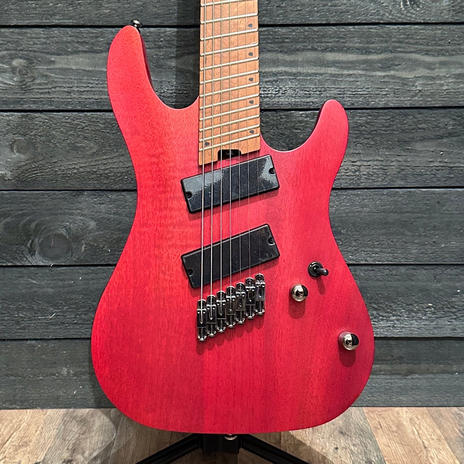 Cort KX307MSOP KX Series Multi-Scale 7 String Electric Guitar - Open Pore Mahogany