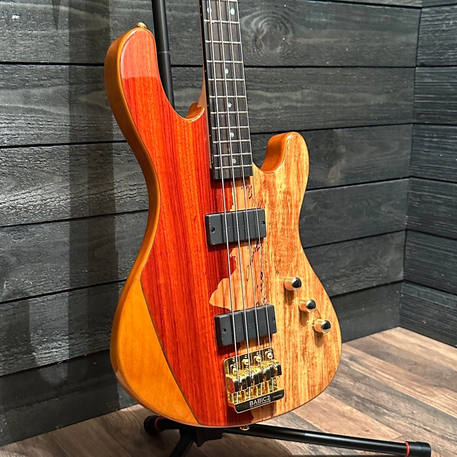 Cort Jeff Berlin Rithimic 4 String Electric Bass Guitar - Natural