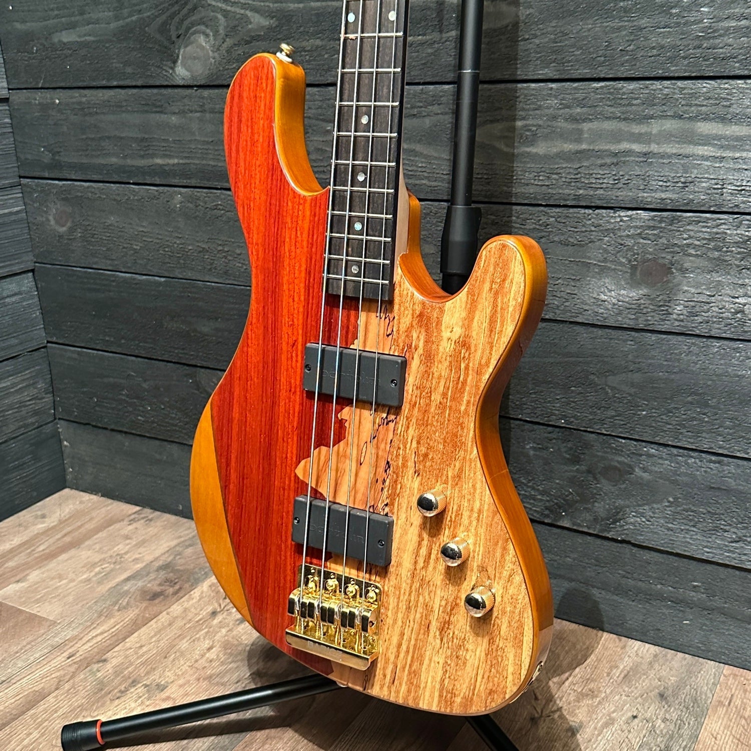 Cort Jeff Berlin Rithimic 4 String Electric Bass Guitar - Natural