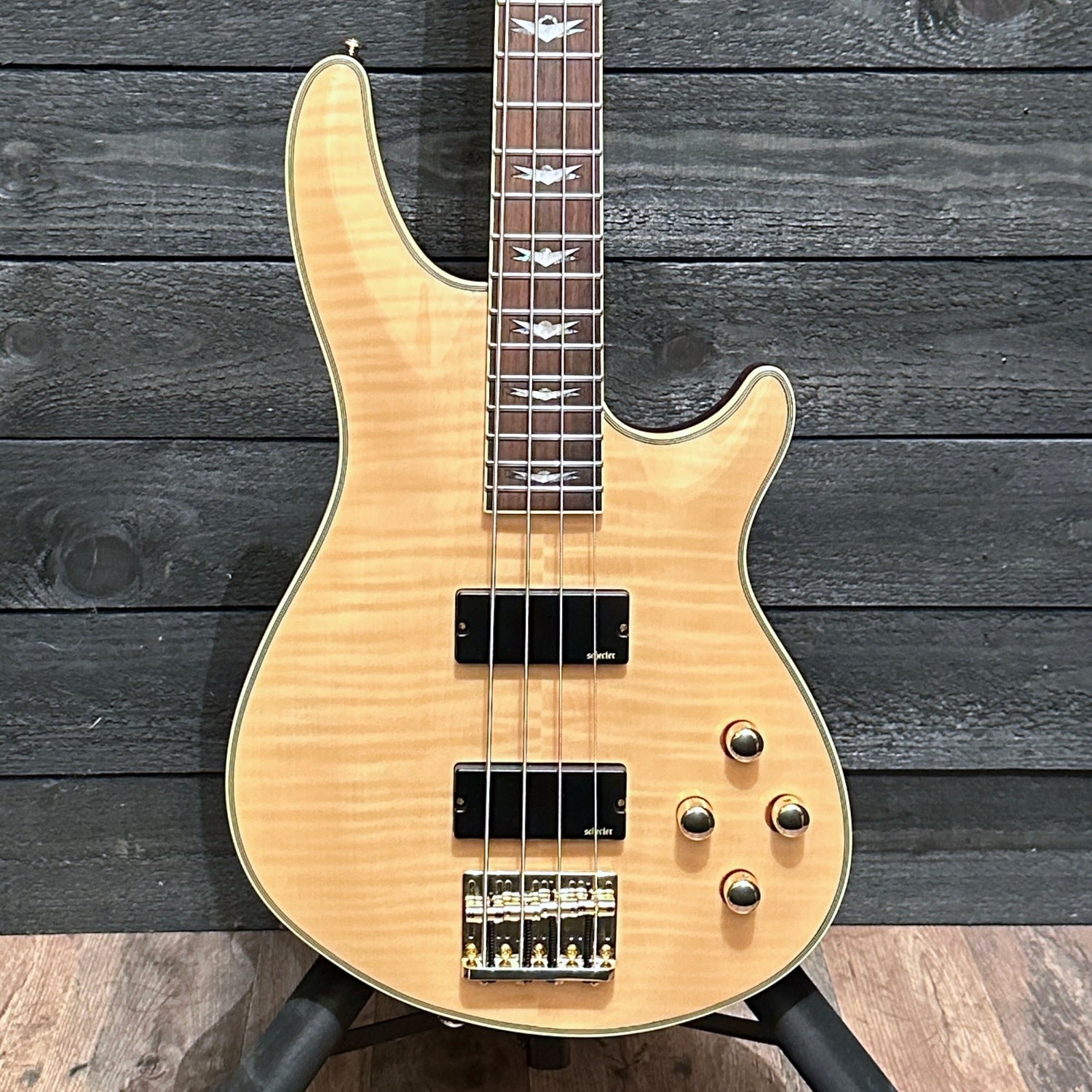 Schecter Omen Extreme-4 String Electric Bass Guitar - Natural
