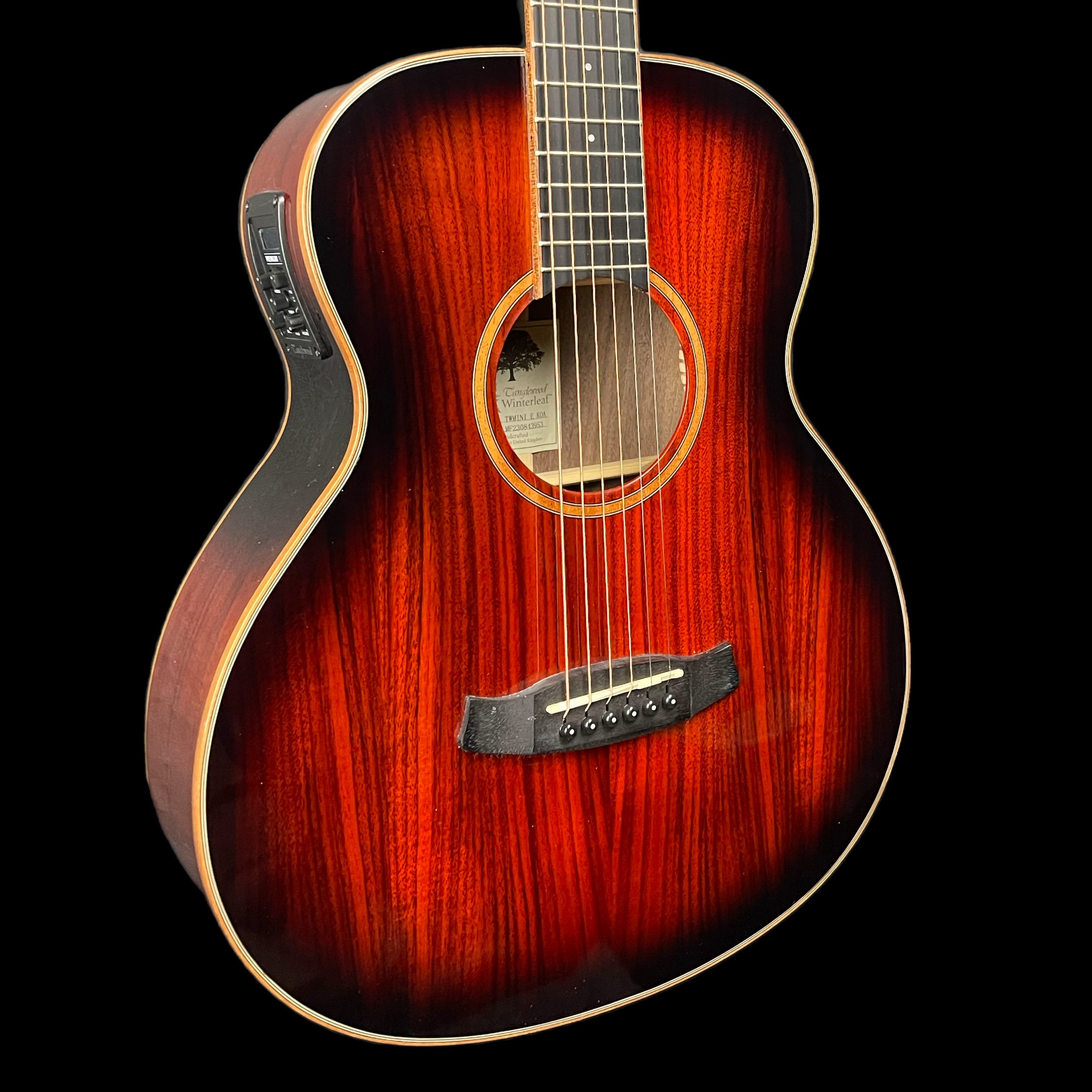 Tanglewood TW Mini E Koa Electro Acoustic Guitar in Natural Gloss
