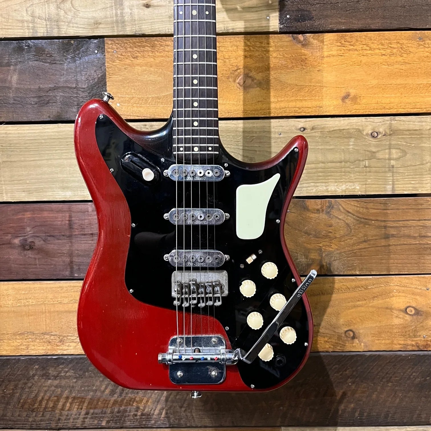 Burns Vistasonic 3 Pickup Red 1960's