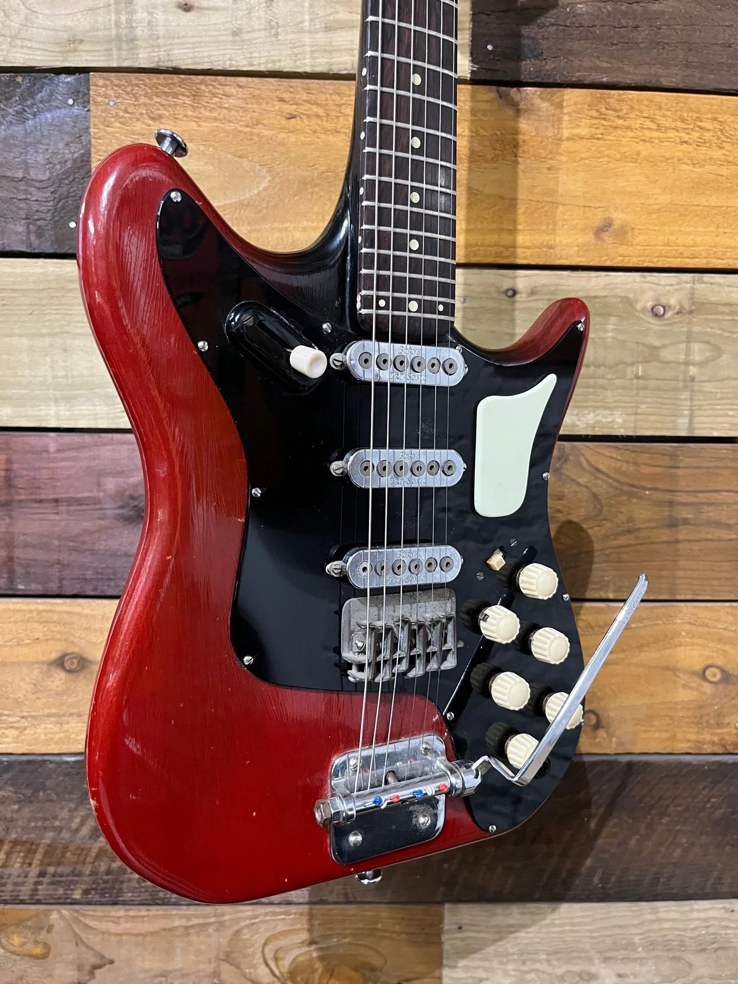 Burns Vistasonic 3 Pickup Red 1960's