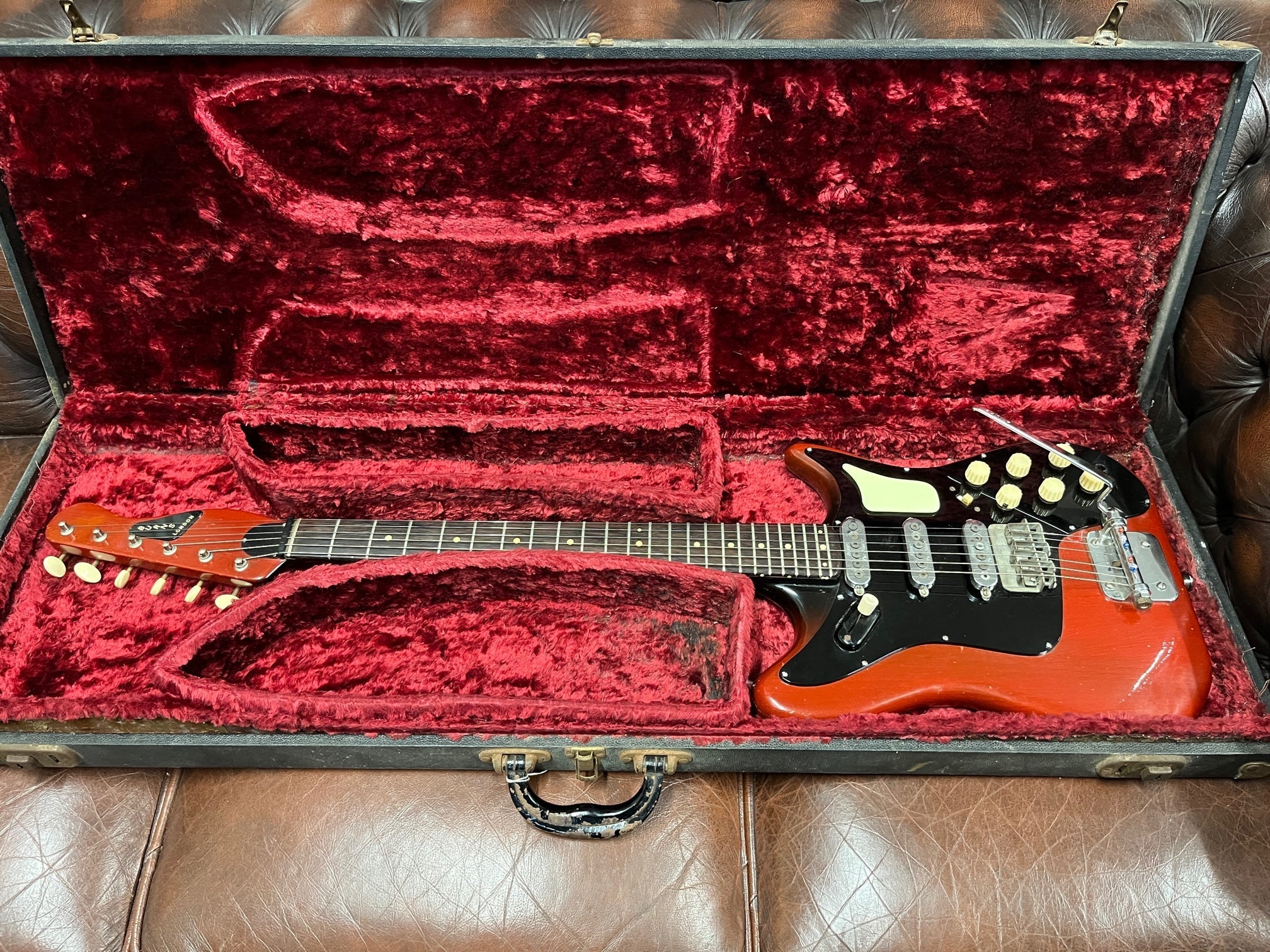 Burns Vistasonic 3 Pickup Red 1960's