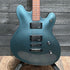 Fender Squier Contemporary Active Starcaster Semi Hollow body Electric Guitar - Gunmetal Metallic