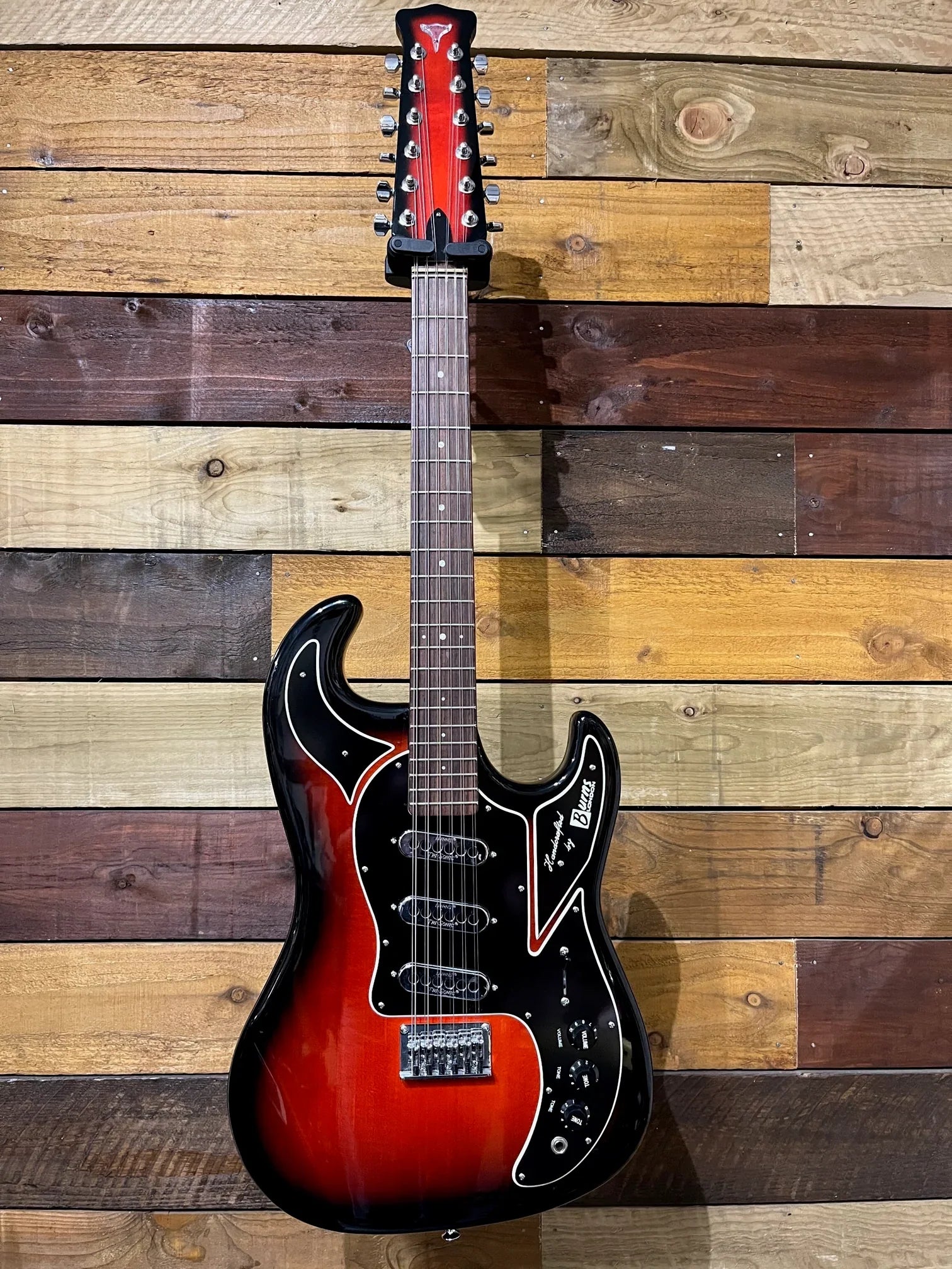 Burns Double Six Redburst with original Burns hard case 2001549.00