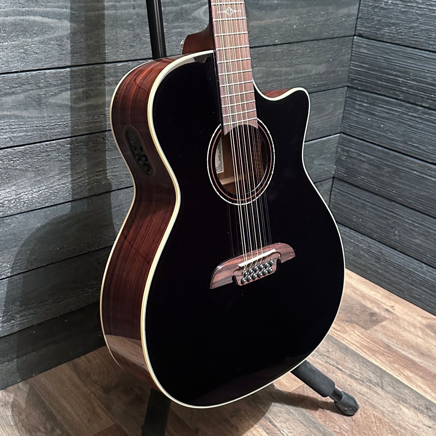 Alvarez AG70CE 12 String Grand Auditorium Acoustic Electric Guitar - Black