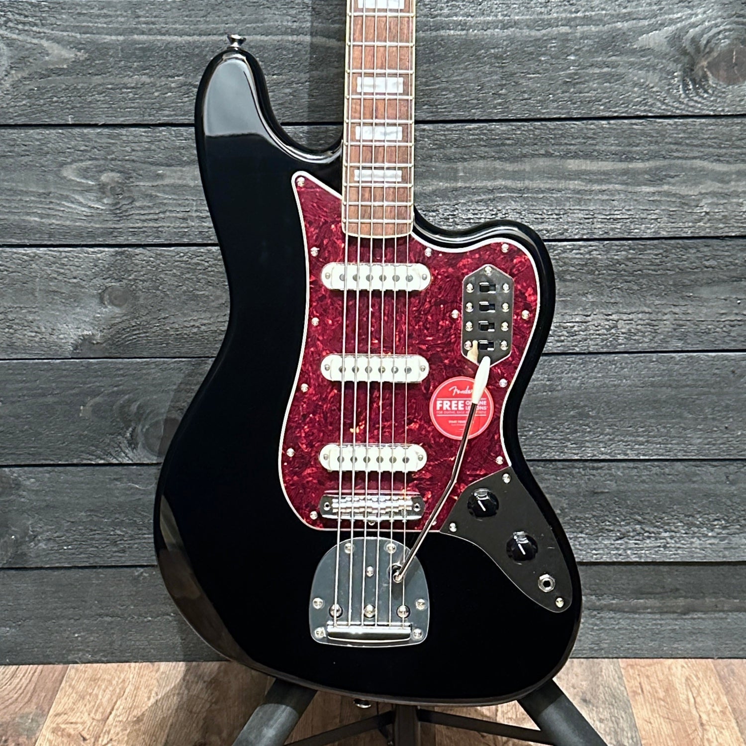Fender Squier Classic Vibe Bass VI 6 String Electric Bass Guitar 2025 - Black