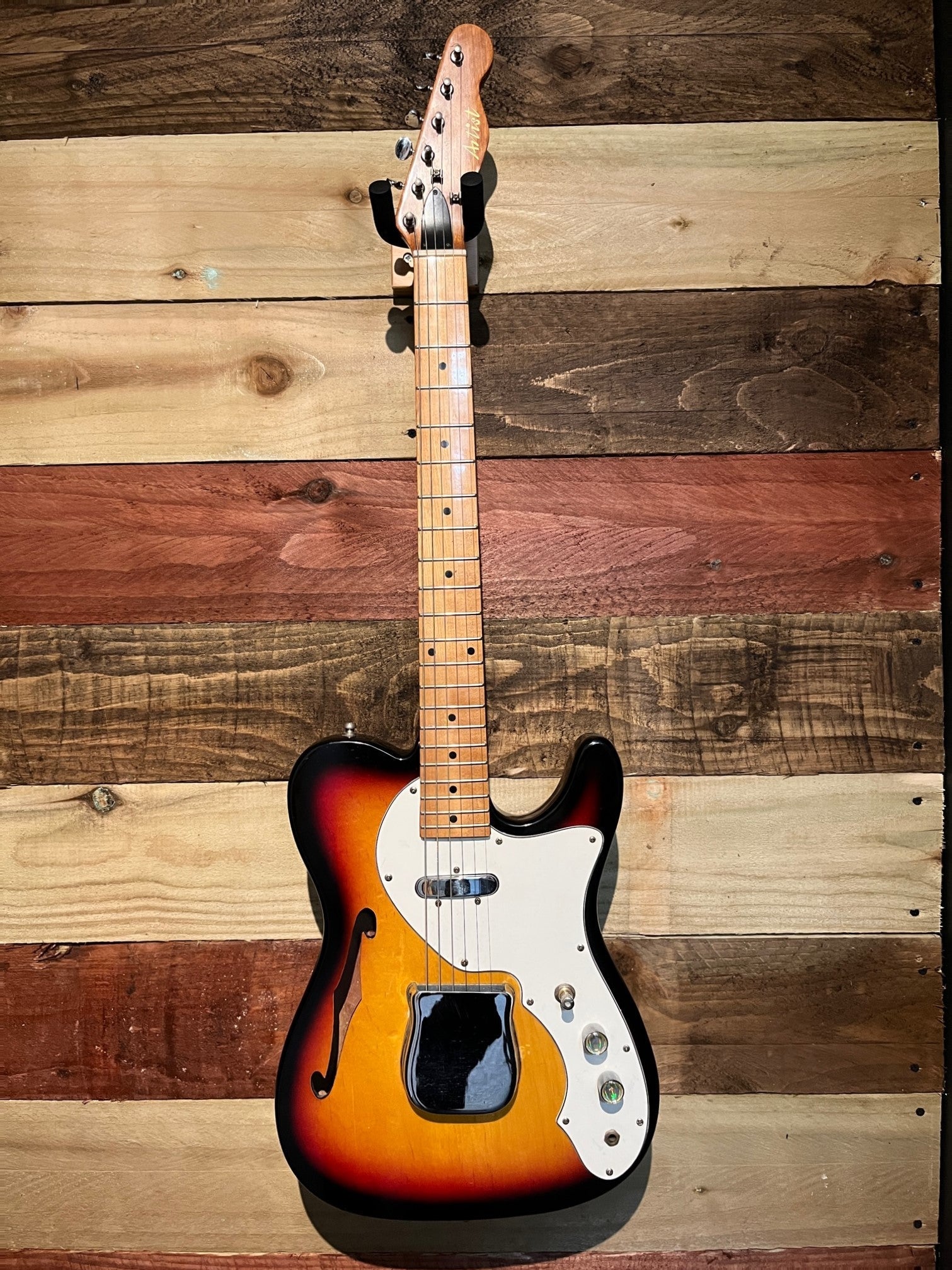 Artist "Thinline" Sunburst Made In Japan 1970's
