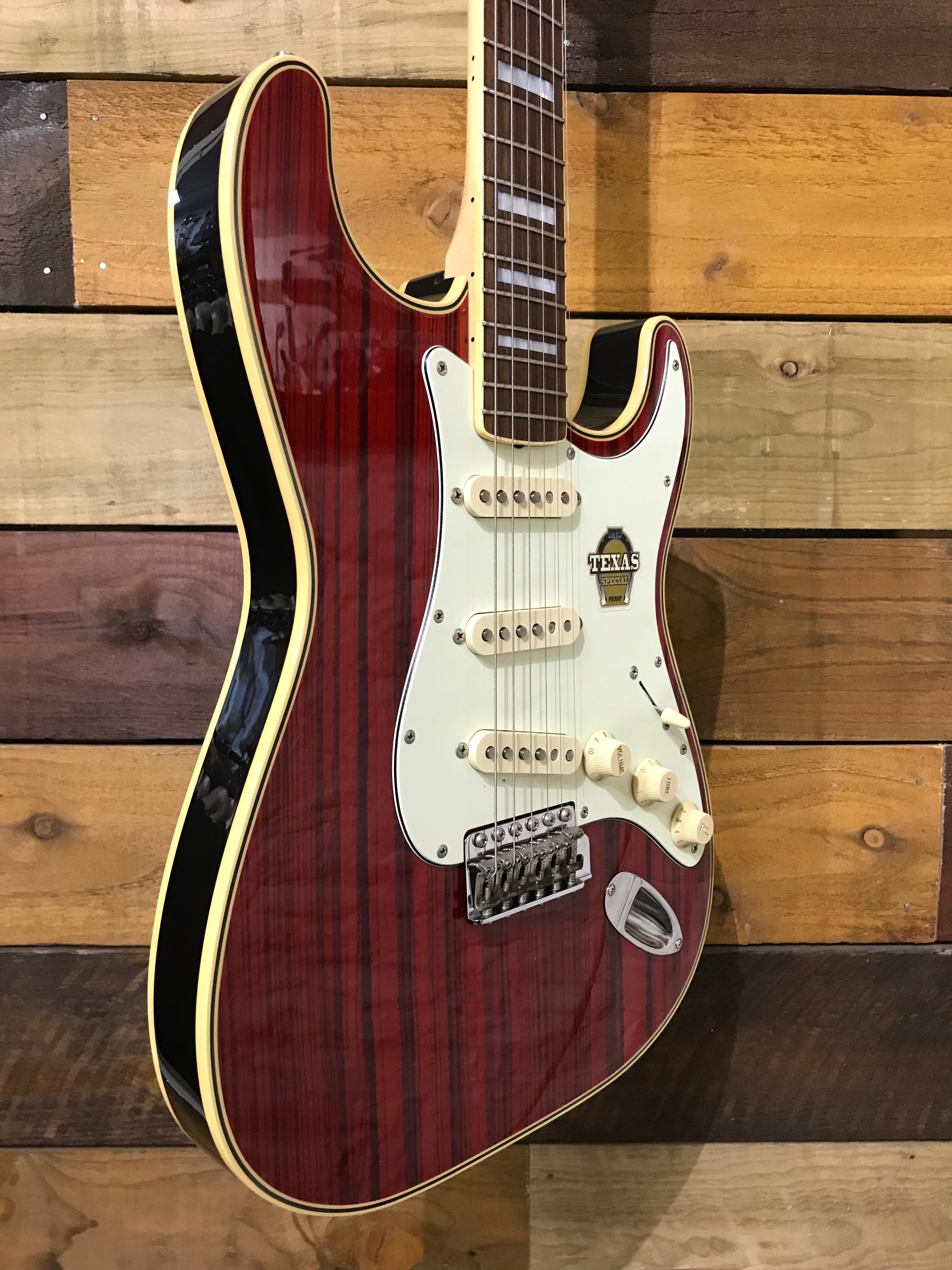 Fender MIJ ST68-HO '68 Reissue Stratocaster Trans Red 2002 RARE!