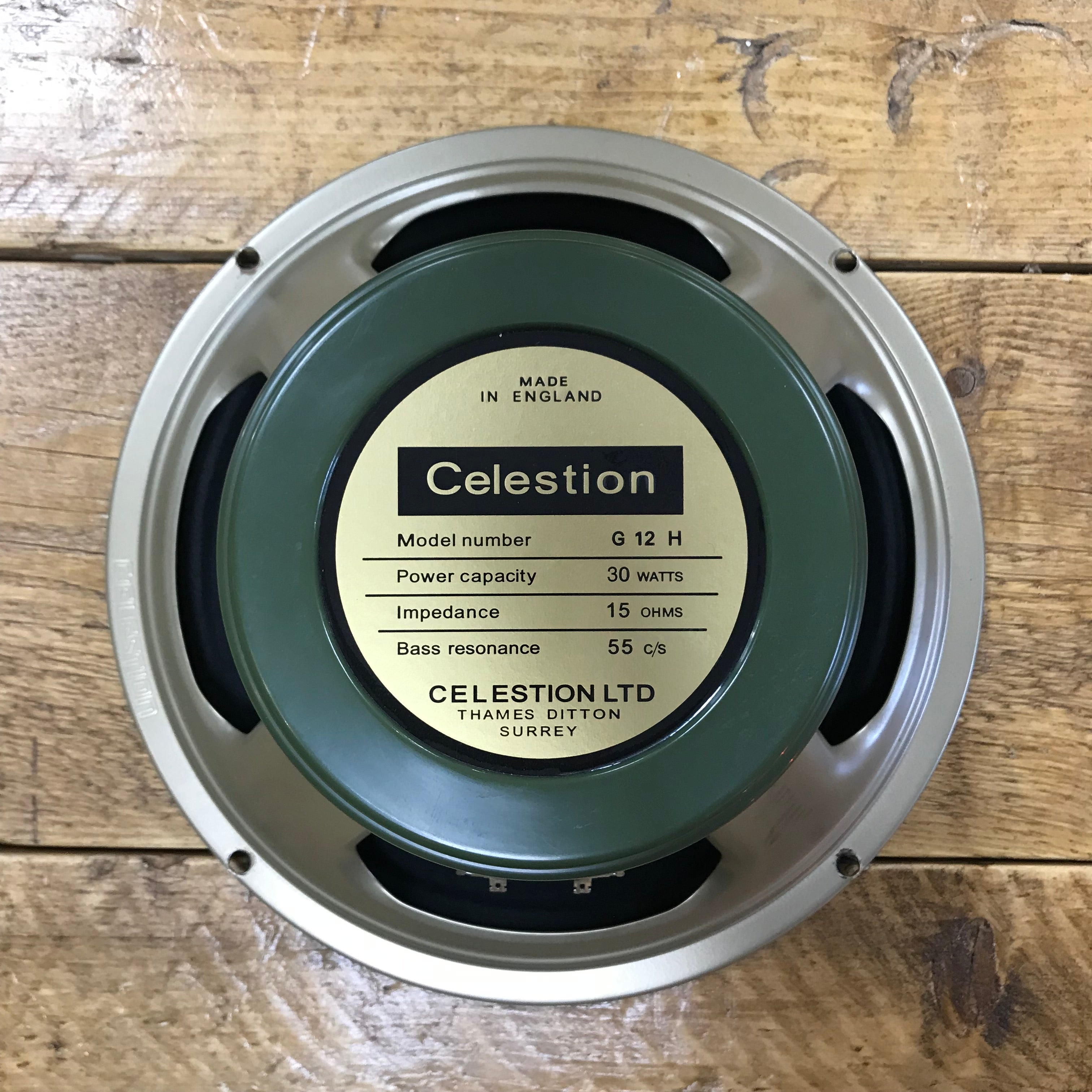 Celestion T1281 Heritage G12H-55 12" 30-watt 16-ohm