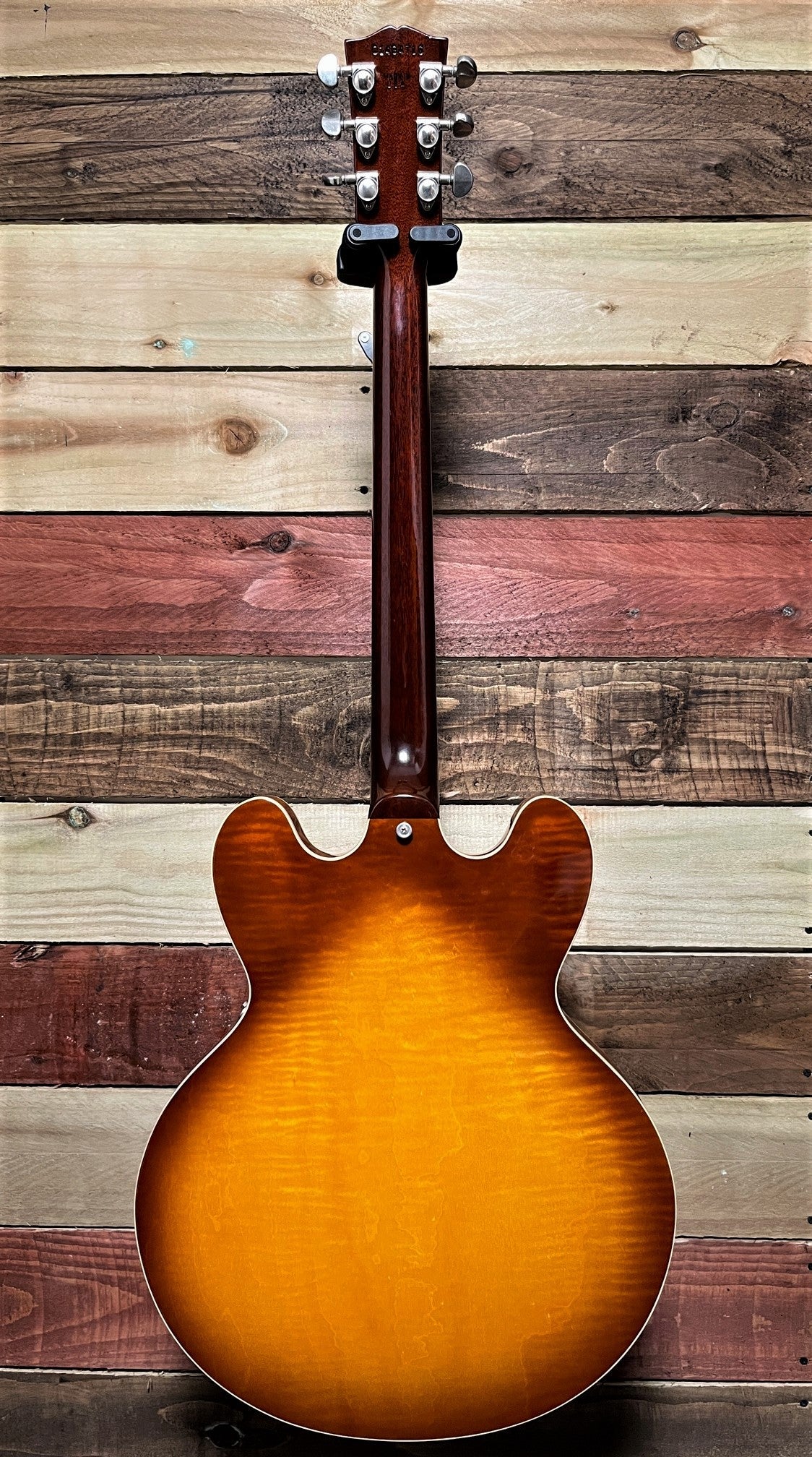 Gibson ES-335 Dot Reissue Figured 2004年製 Gibson ES-335 Dot Reissue 2004 Light Burst Figured Top 2004