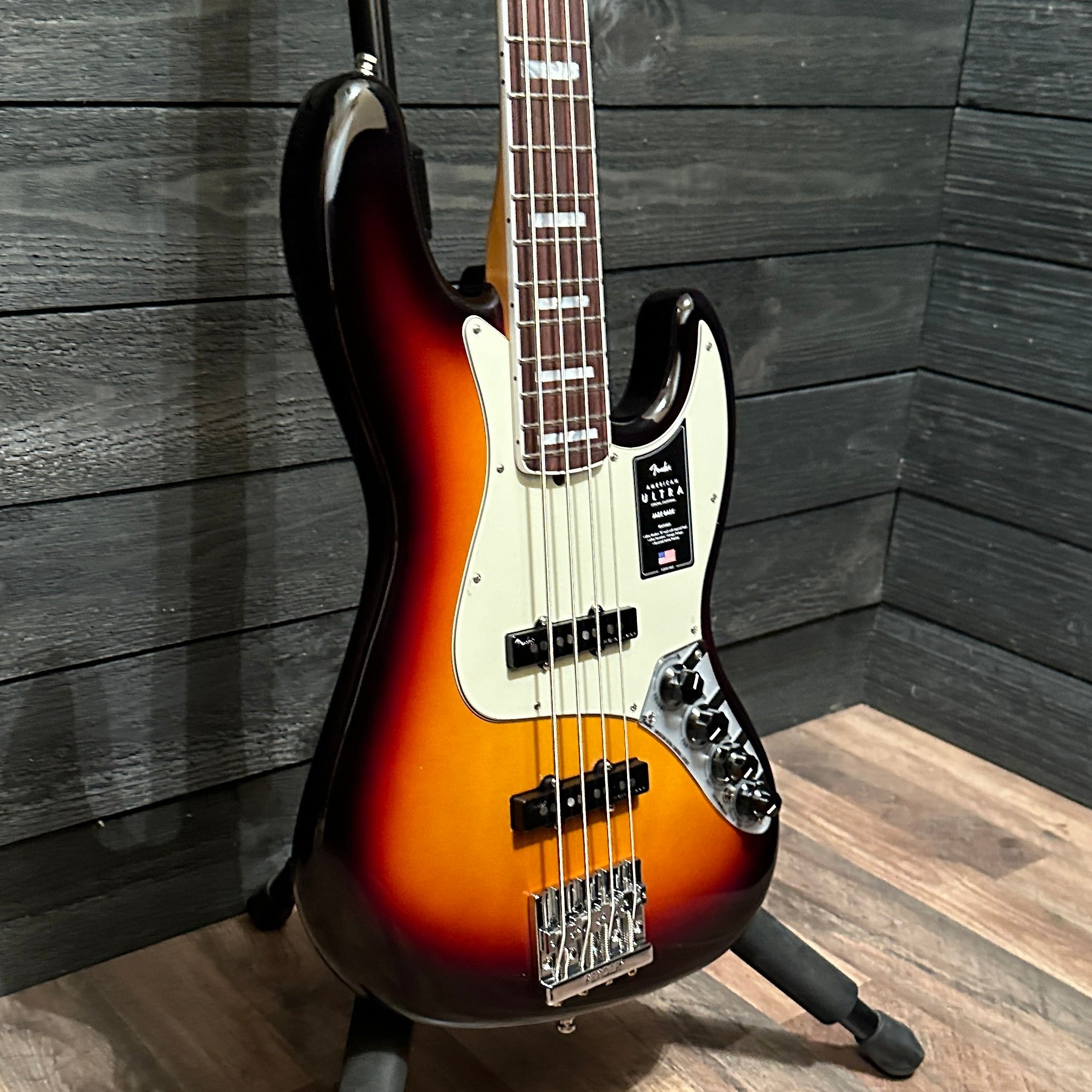 Fender American Ultra Jazz Bass 4-String USA Electric Bass Guitar Ultraburst