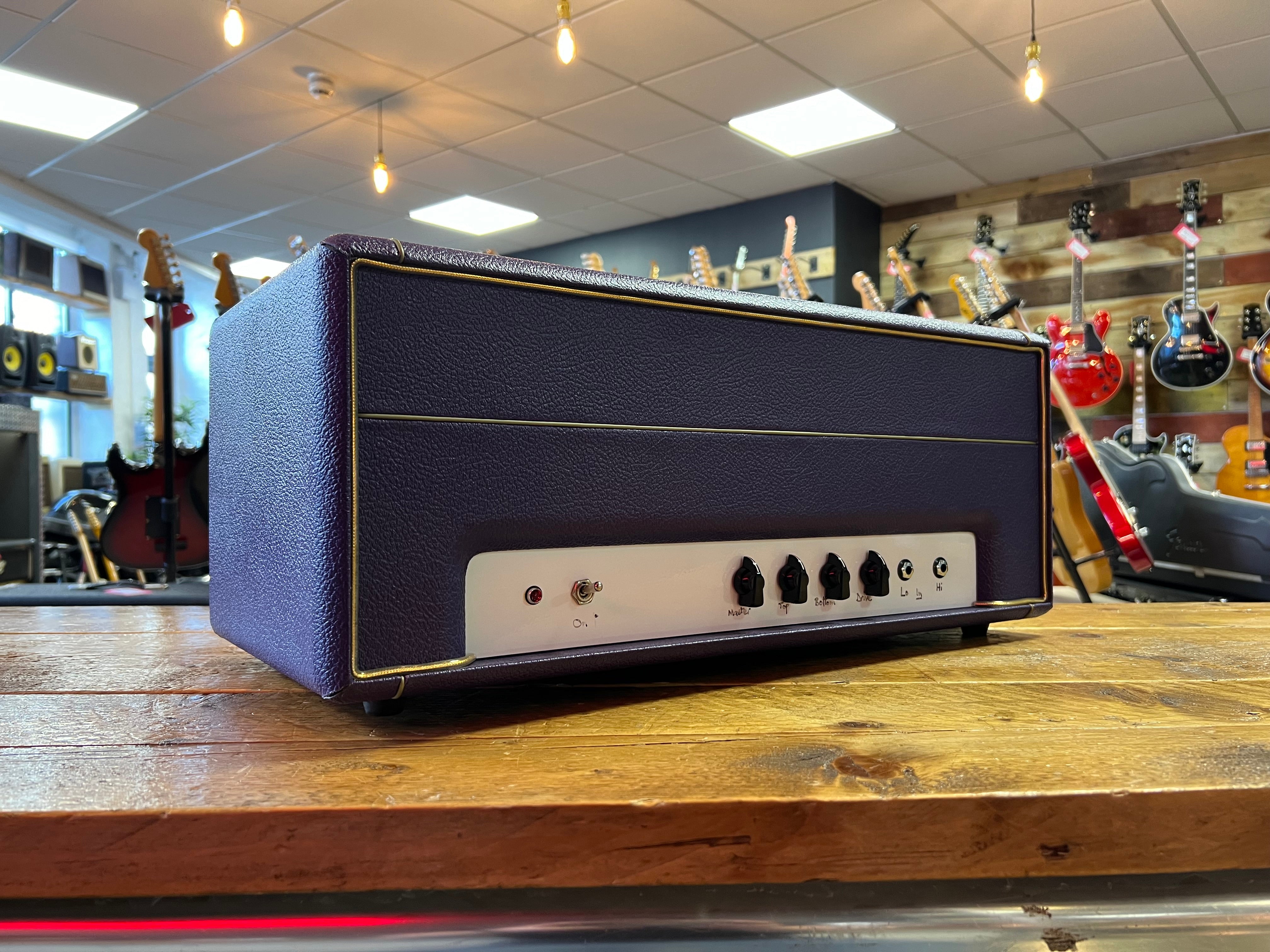 Ceriatone Amplification 'Creme Brulee' (Kit Build) - Purple Tolex