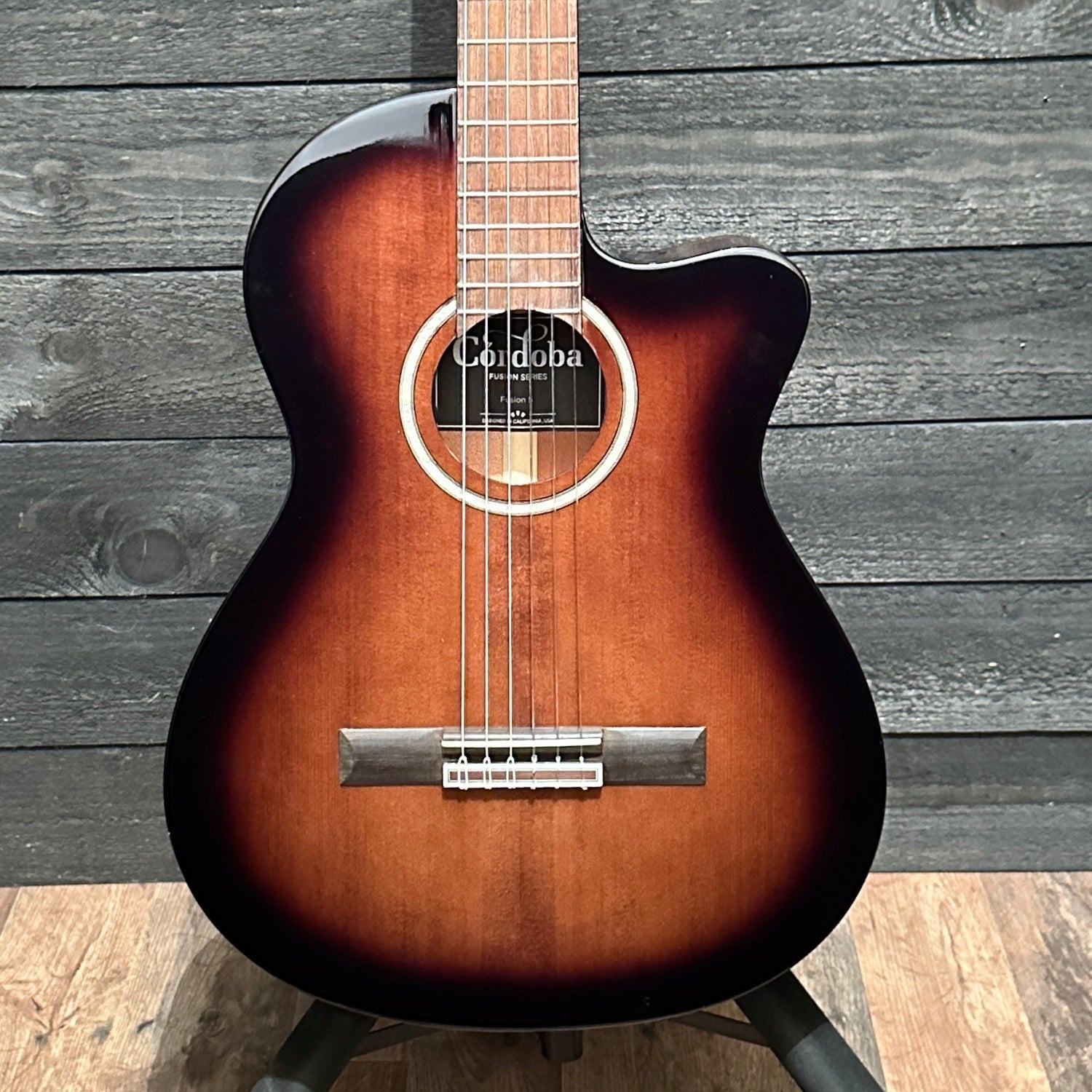 Córdoba Fusion 5 Nylon String Classical Acoustic Electric Guitar - Sonata Burst