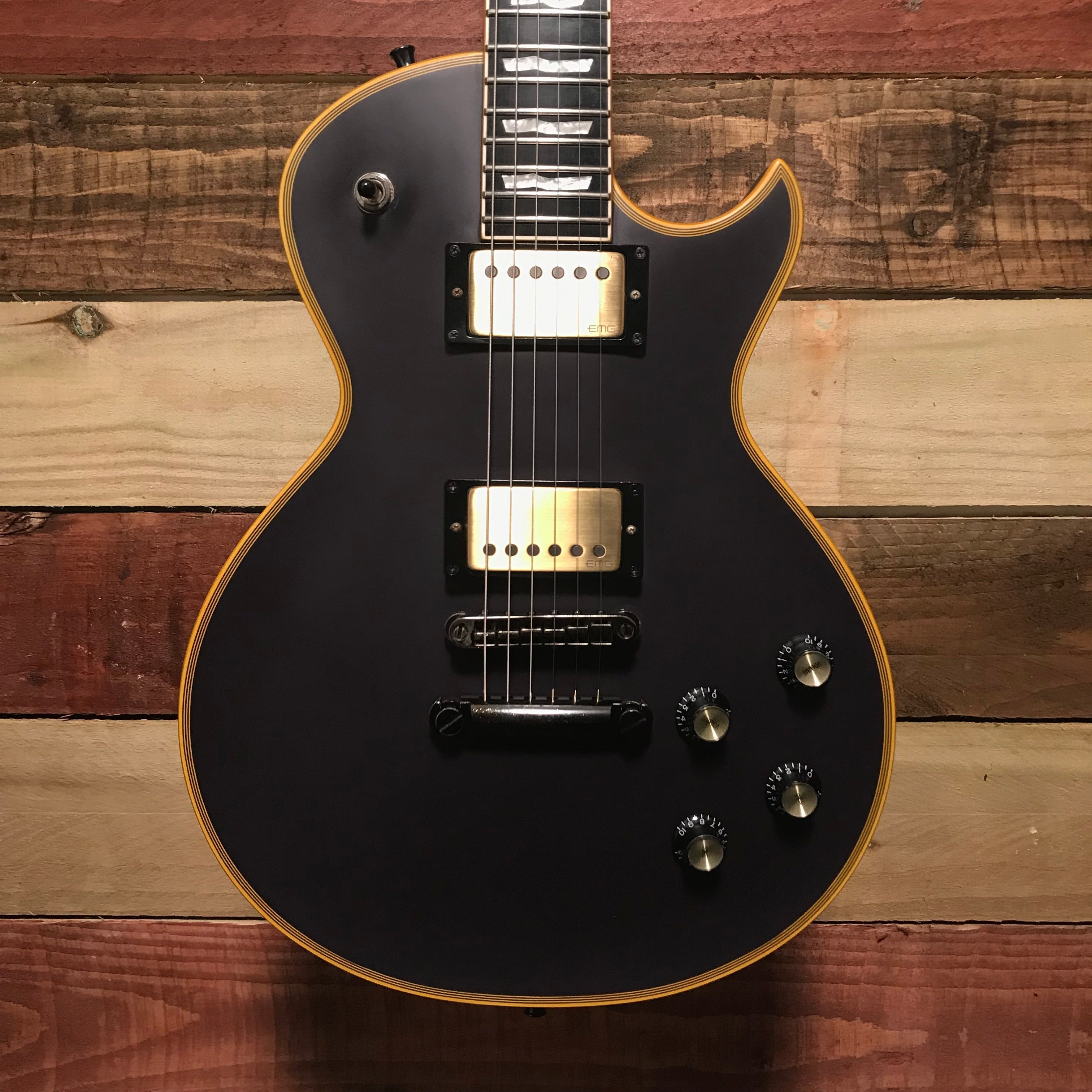 ESP Eclipse-I CTM Standard Dark Purple Satin 2012