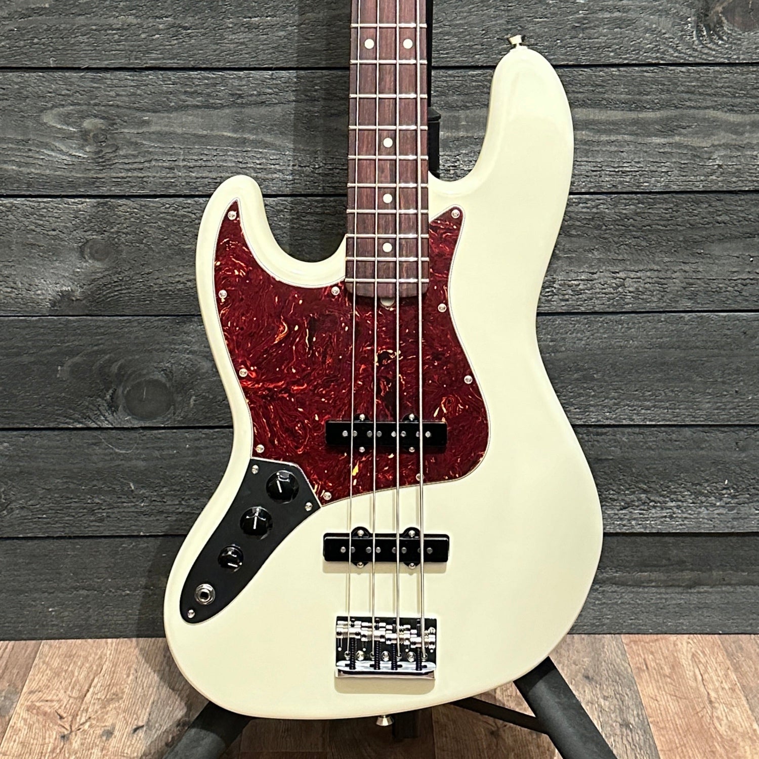 Fender American Professional II Jazz Bass Left-Hand 4 String USA Electric Bass Guitar 2024 w/ Case - White