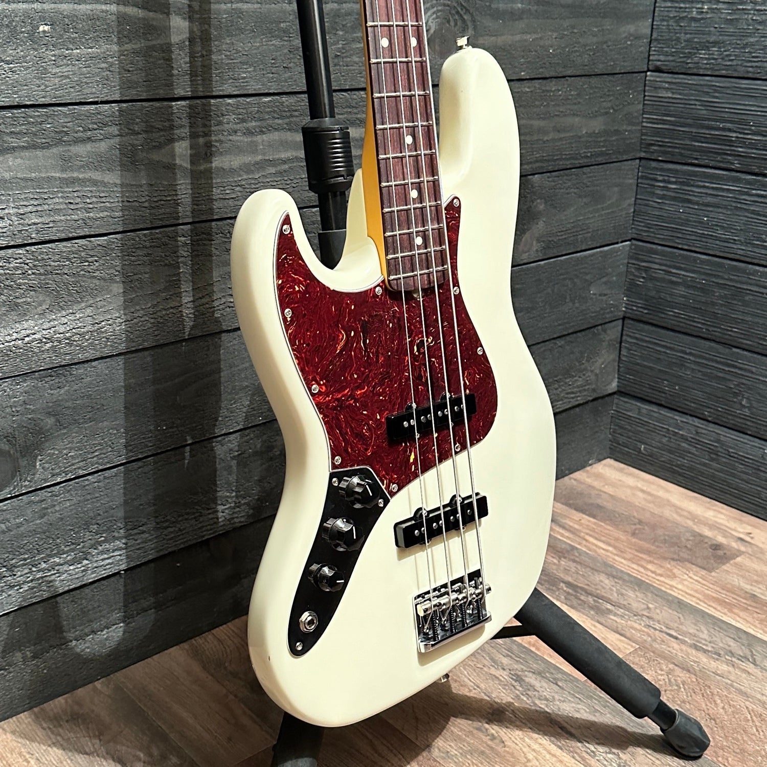 Fender American Professional II Jazz Bass Left-Hand 4 String USA Electric Bass Guitar 2024 w/ Case - White