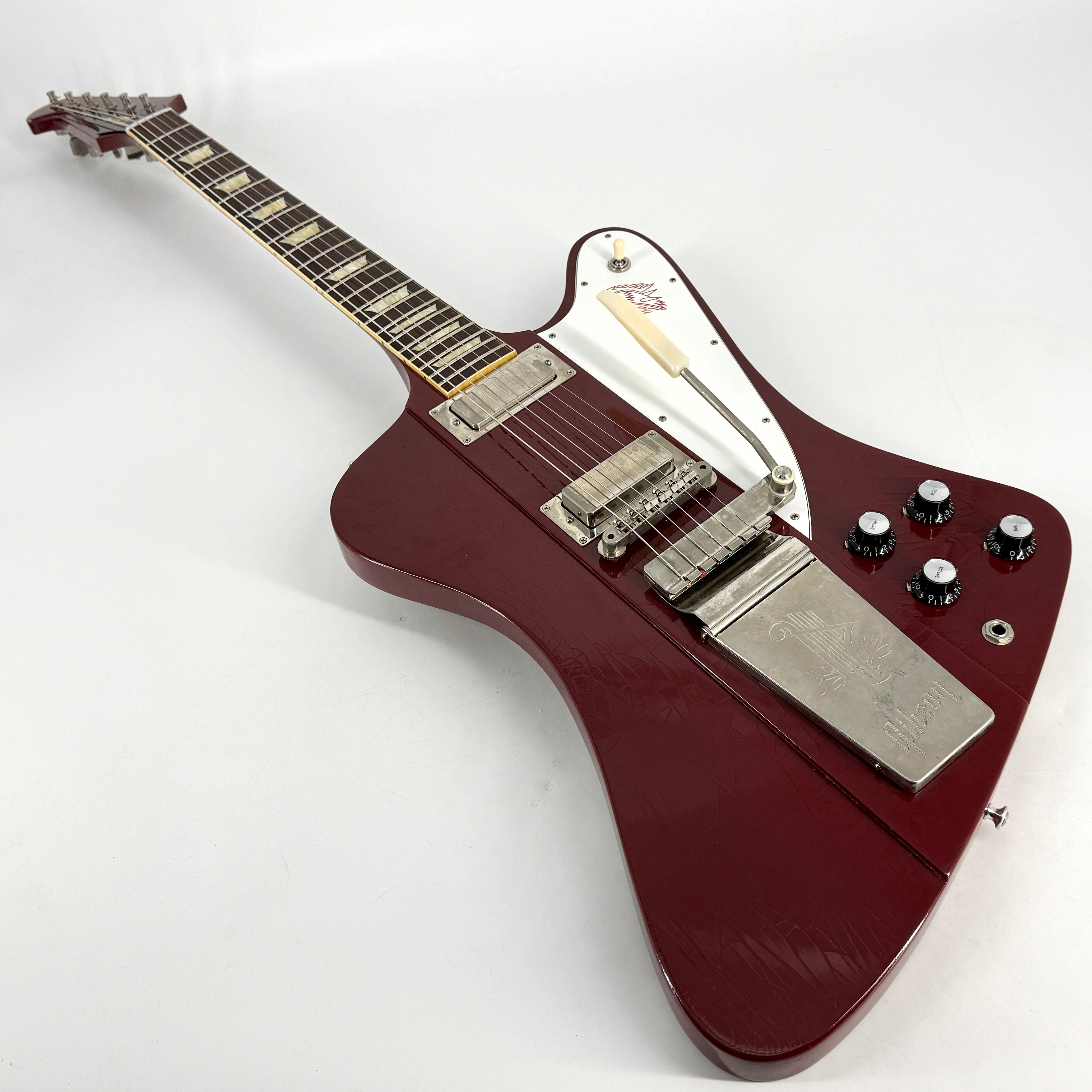 2021 Gibson Custom Shop Murphy Lab Ultra Light Aged 1963 Firebird V - Ember Red
