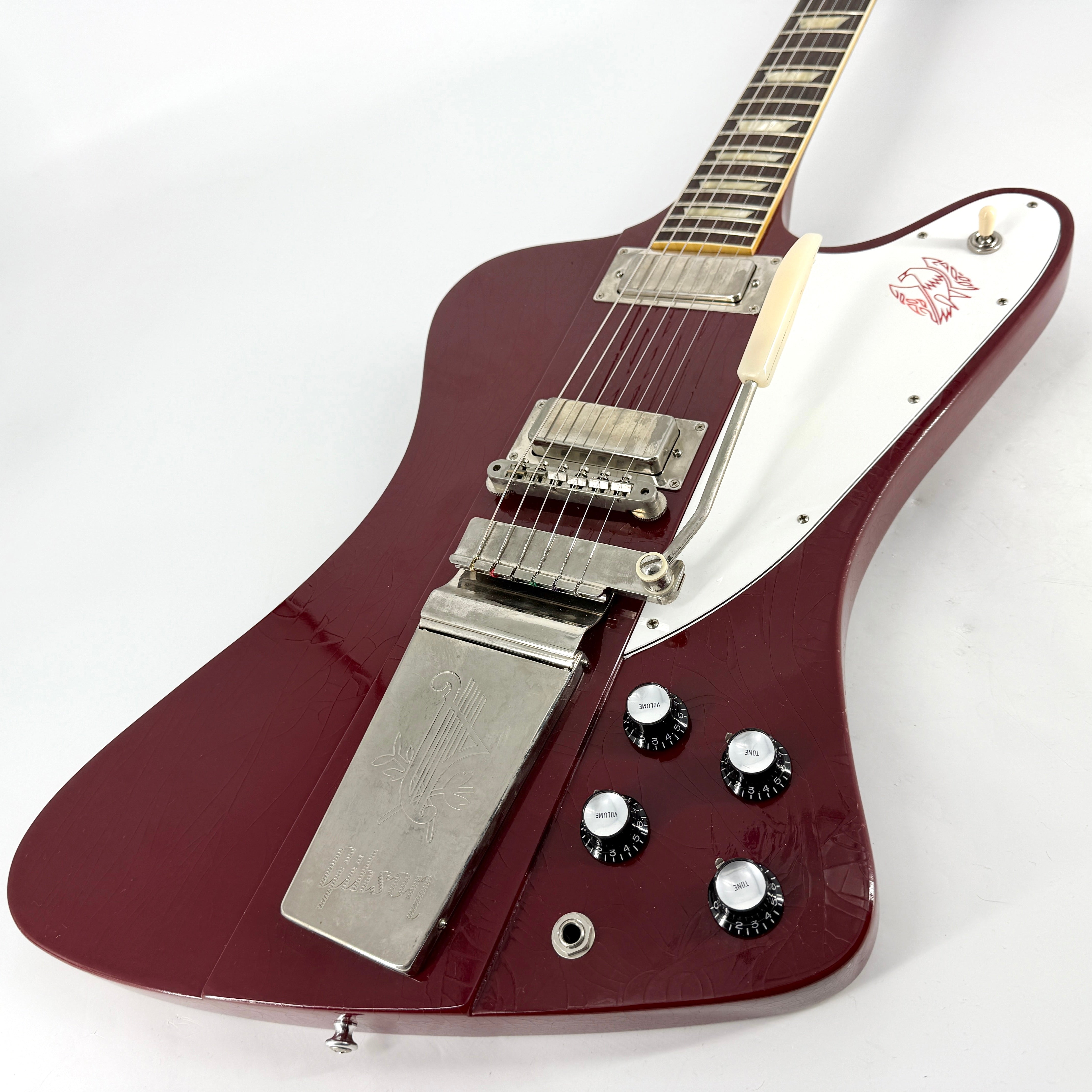 2021 Gibson Custom Shop Murphy Lab Ultra Light Aged 1963 Firebird V - Ember Red