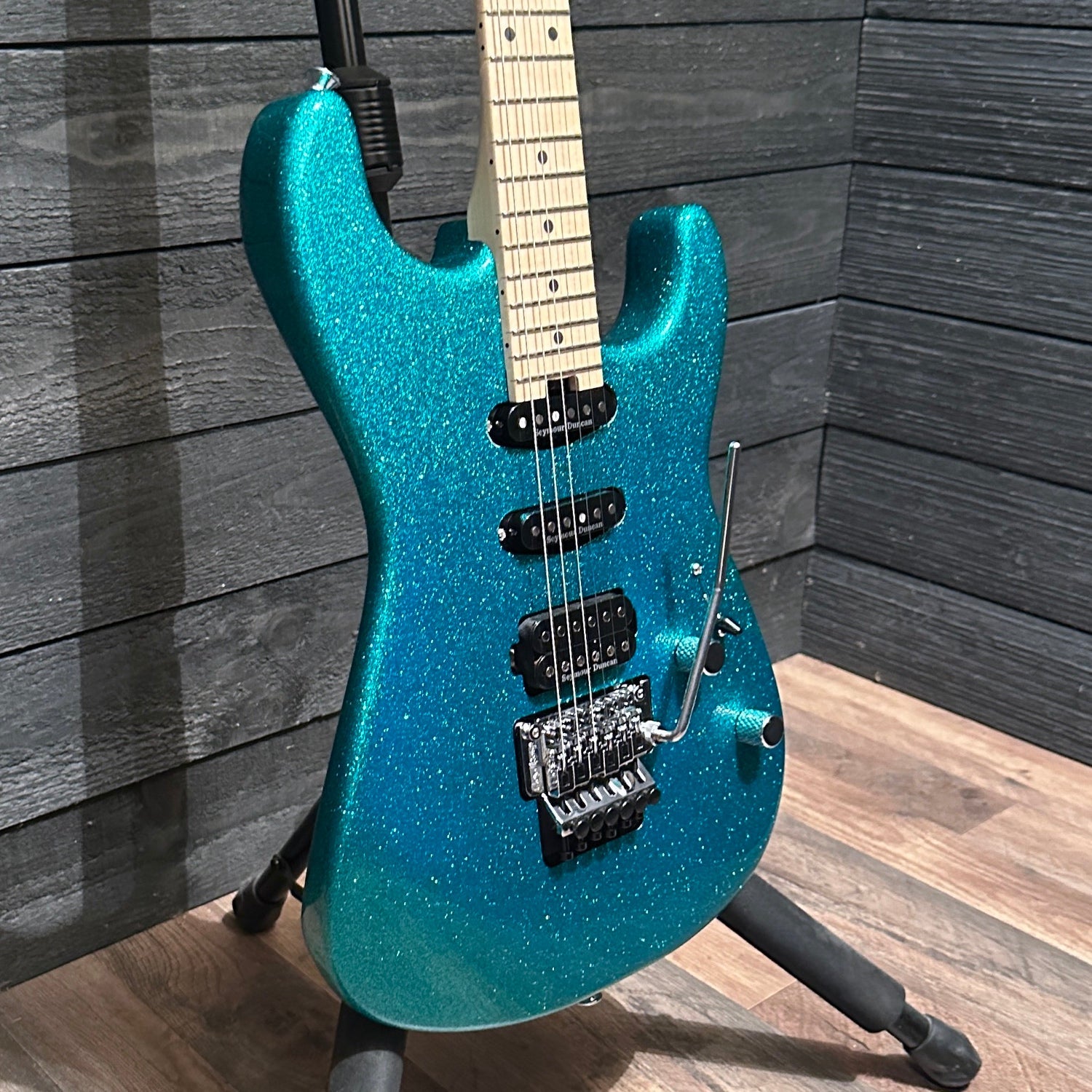 Charvel Pro-Mod San Dimas Style 1 HSS FR M  Electric Guitar - Aqua Flake