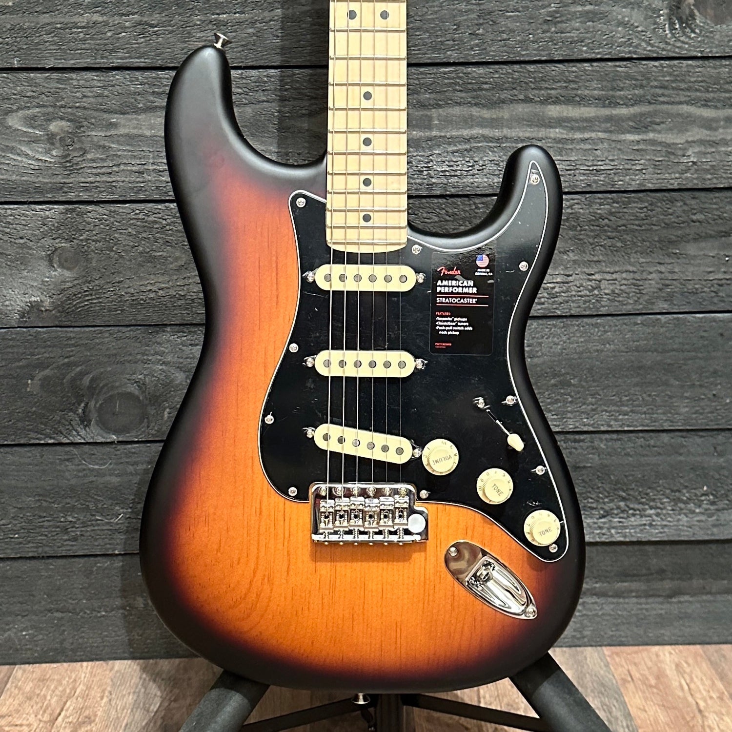 Fender Limited Edition American Performer Timber Stratocaster USA Electric Guitar 2024 - Sunburst