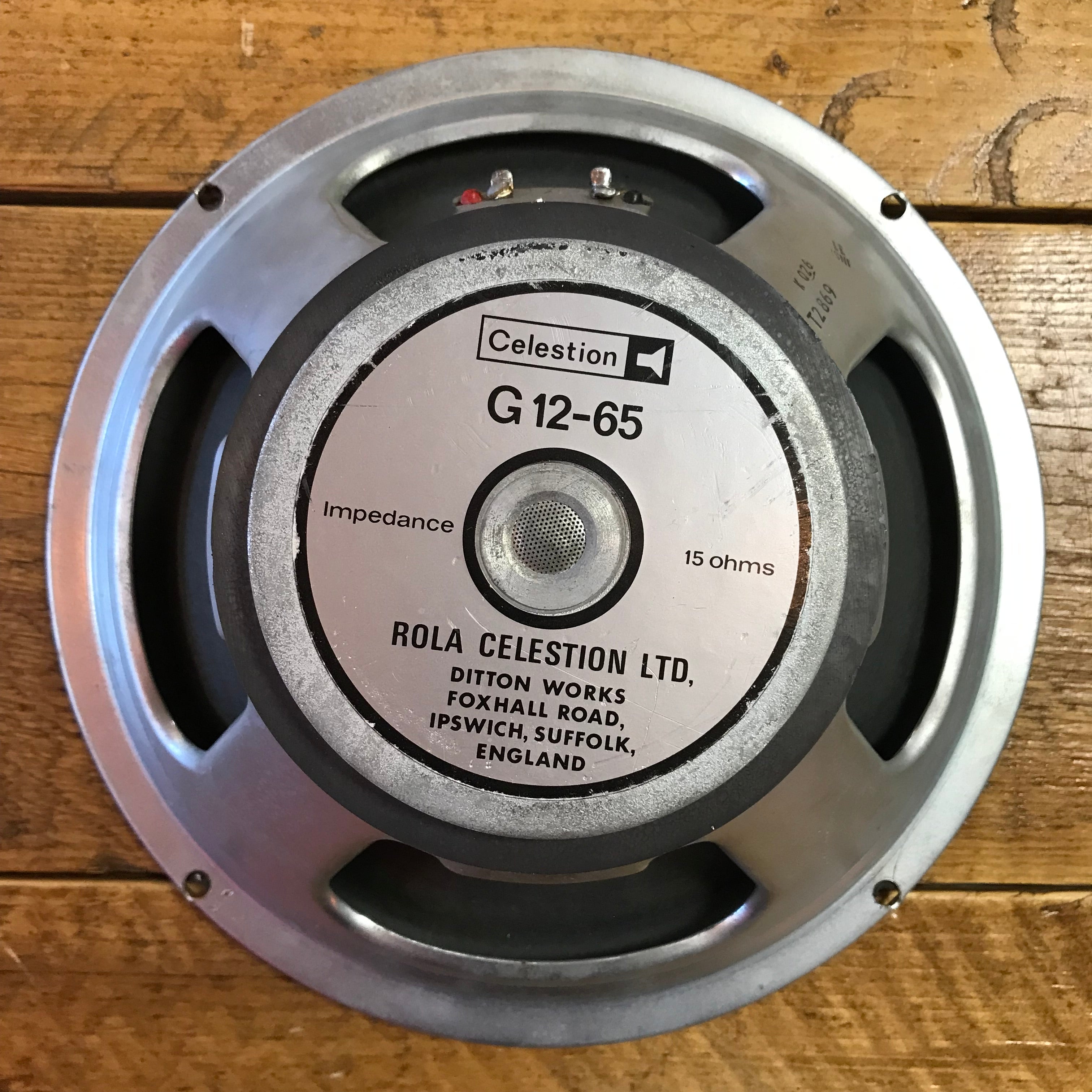 Celestion C12-65 12" Speakers 1985