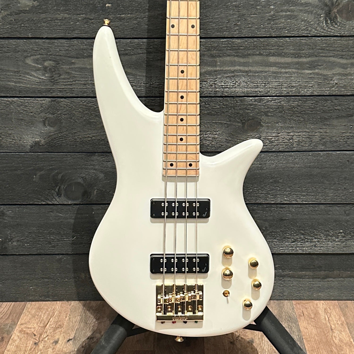 Jackson Spectra IV SBX 4 String Electric Bass Guitar - White