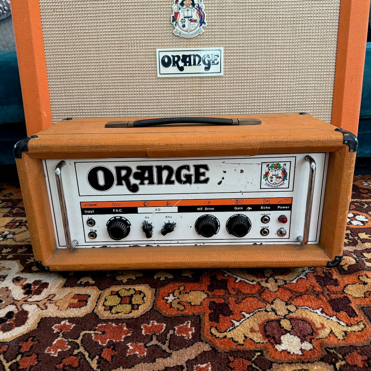 Vintage 1974 Orange OR80 Pics and Text Valve Amplifier Head