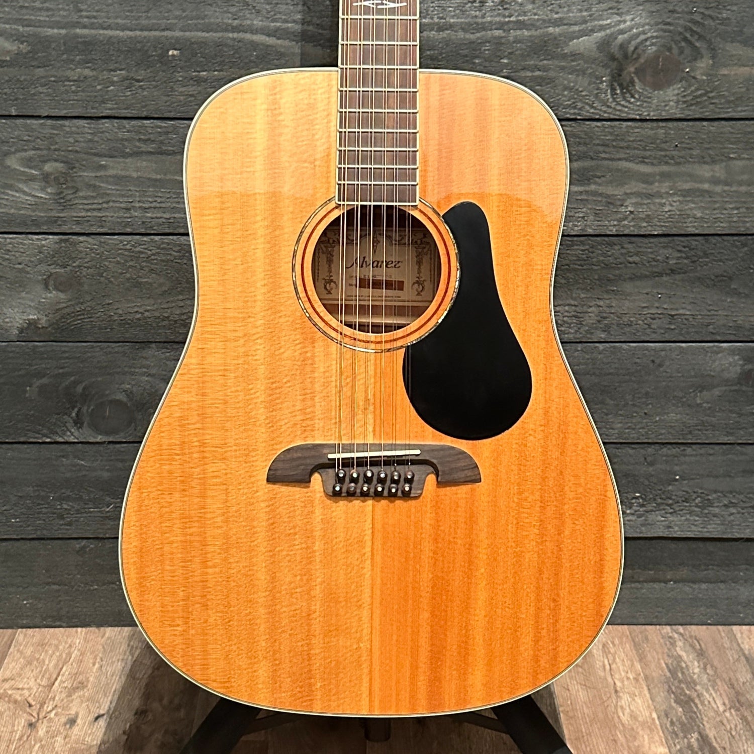 Alvarez AD60CE 12-String Dreadnought Acoustic-Electric Guitar - Natural