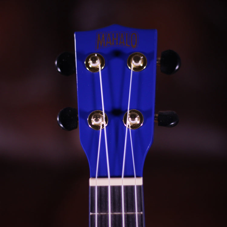 Mahalo MR1BU Soprano Ukulele headstock