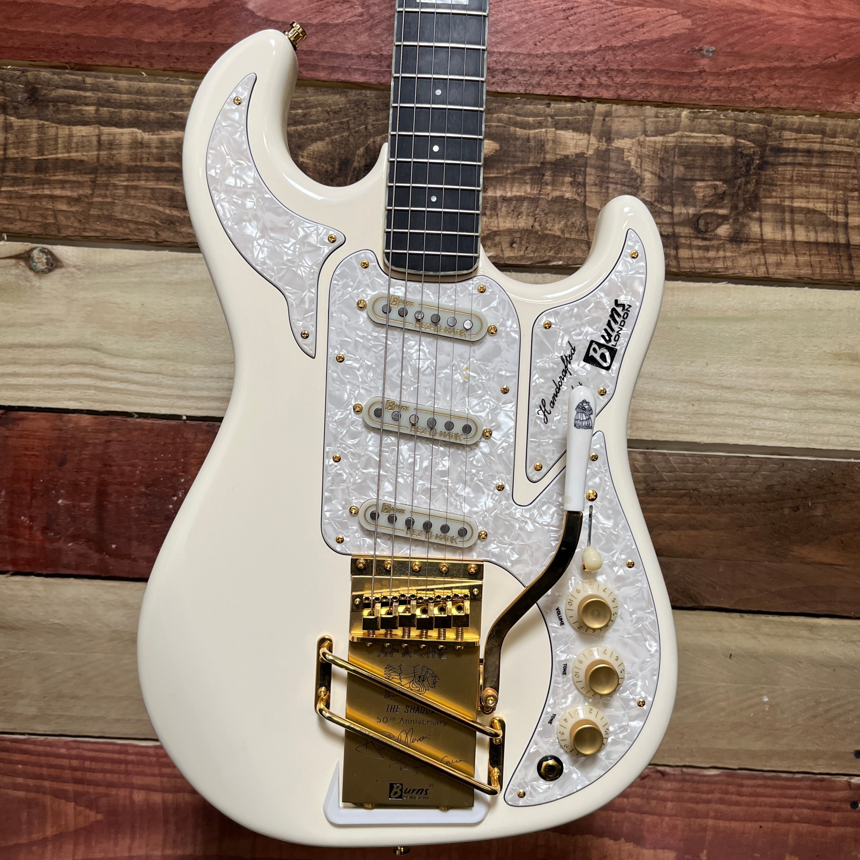 Burns 'Apache' 50th Anniversary Limited Edition in White 2008 Number 423 of 500