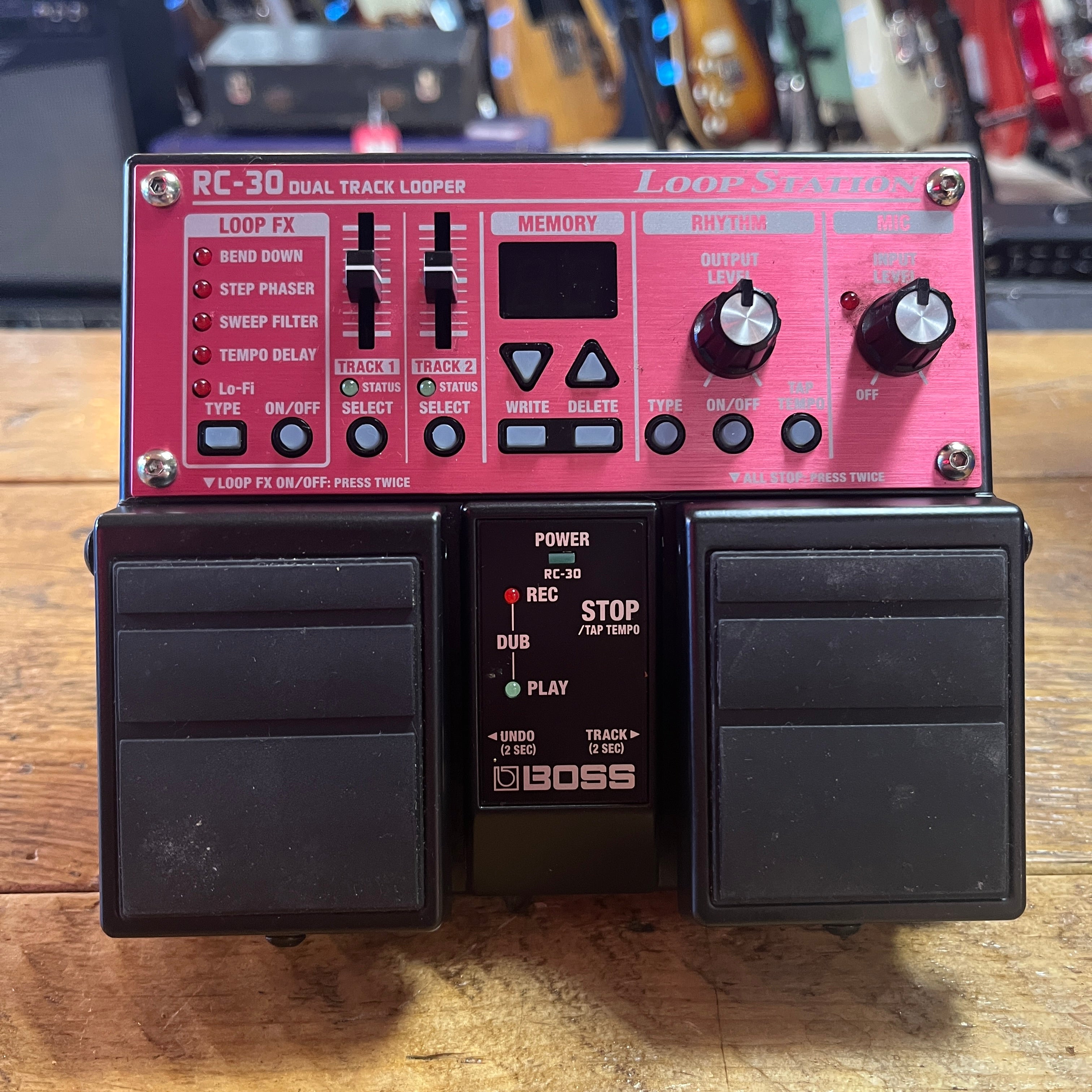 Boss RC-30 Loop Station 2021 - Present - Red