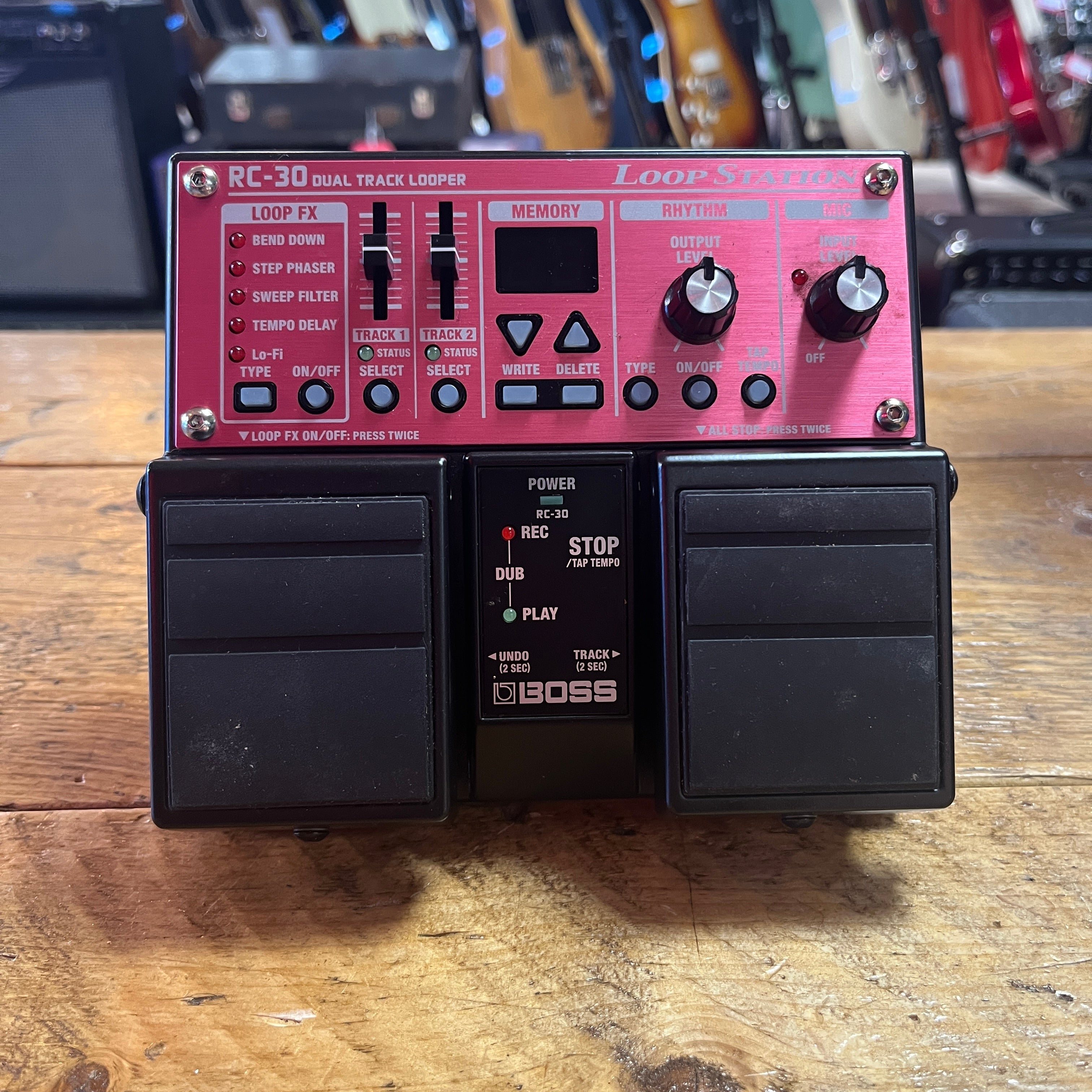 Boss RC-30 Loop Station 2021 - Present - Red