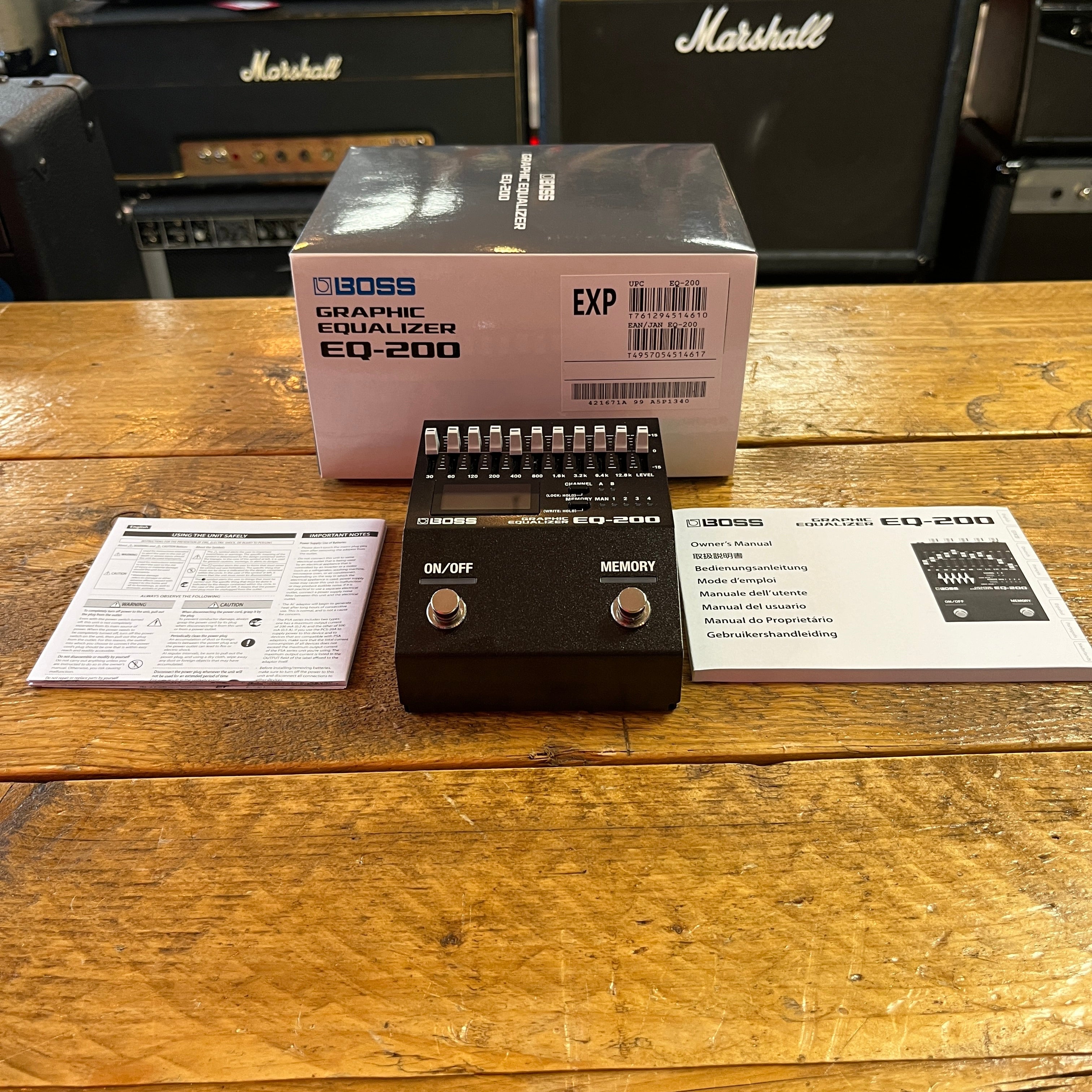 Boss EQ-200 Equalizer 2022 - Black