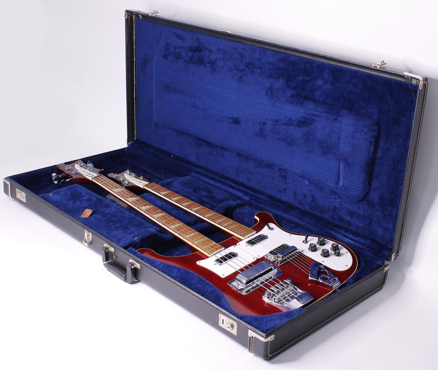 1981 Rickenbacker 4080 6/4 Double Neck 480 Guitar 4001 Bass Burgundy RARE Vintage Doubleneck