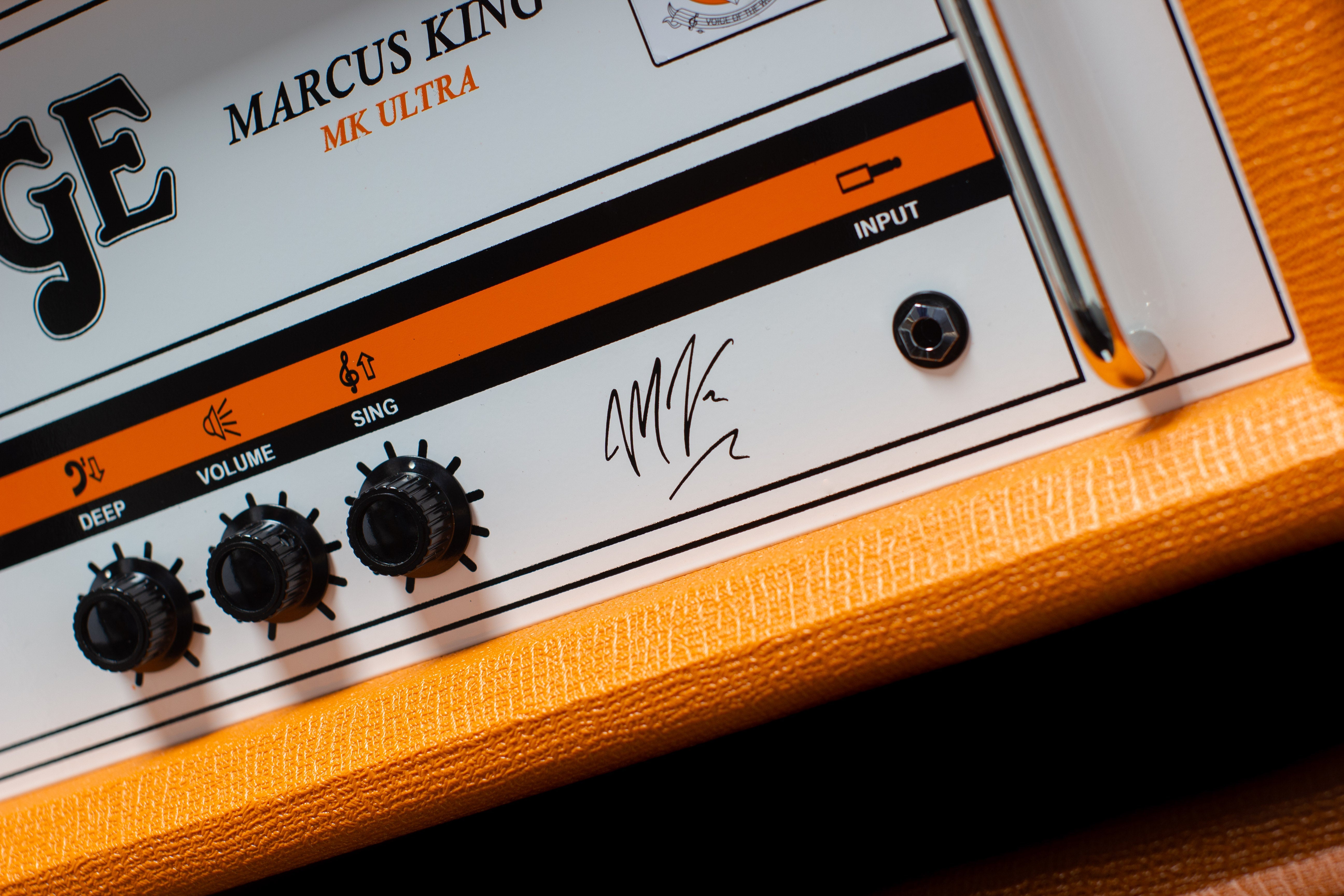 Orange Marcus King MK Ultra Head