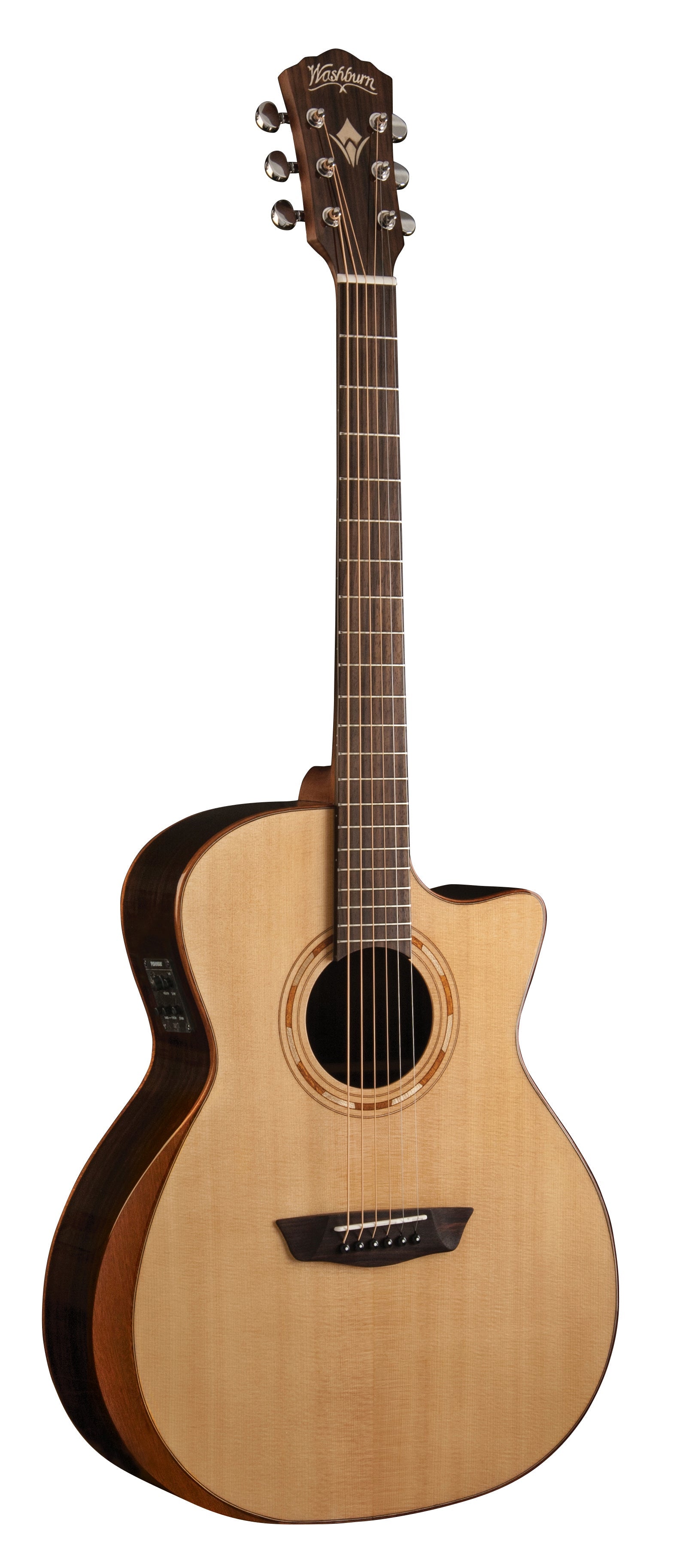 Washburn Comfort Series G20SCE - Natural w/ Case