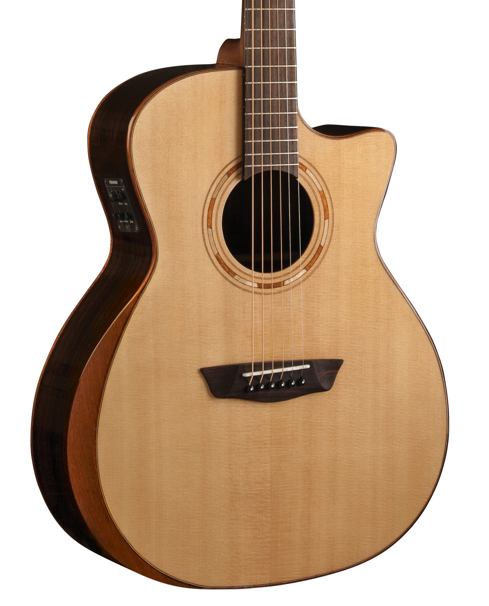 Washburn Comfort Series G20SCE - Natural w/ Case