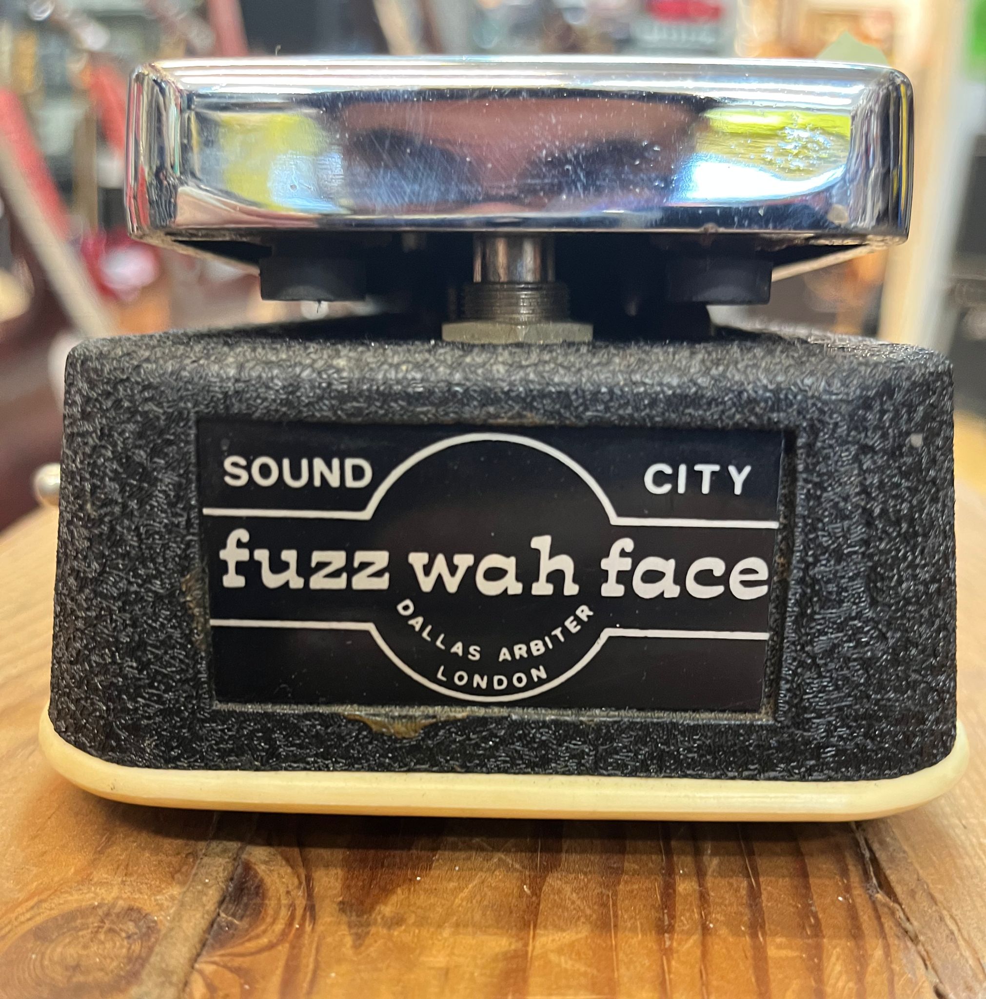 C. Late 1960s Dallas Arbiter Fuzz-Wah Pedal With Bag