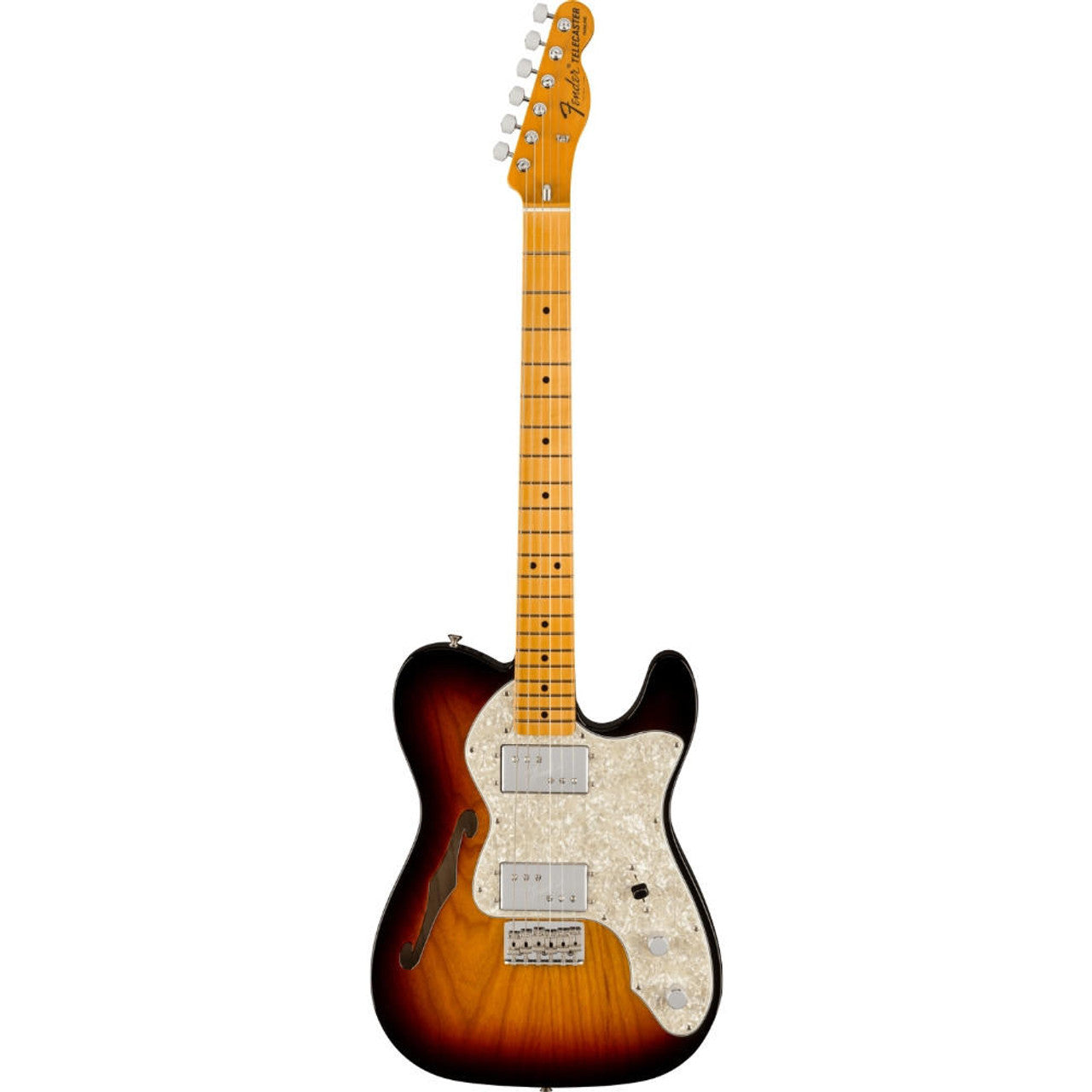FENDER AMERICAN VINTAGE II 1972 TELECASTER THINLINE ELECTRIC GUITAR IN 3-COLOUR SUNBURST BRAND NEW!
