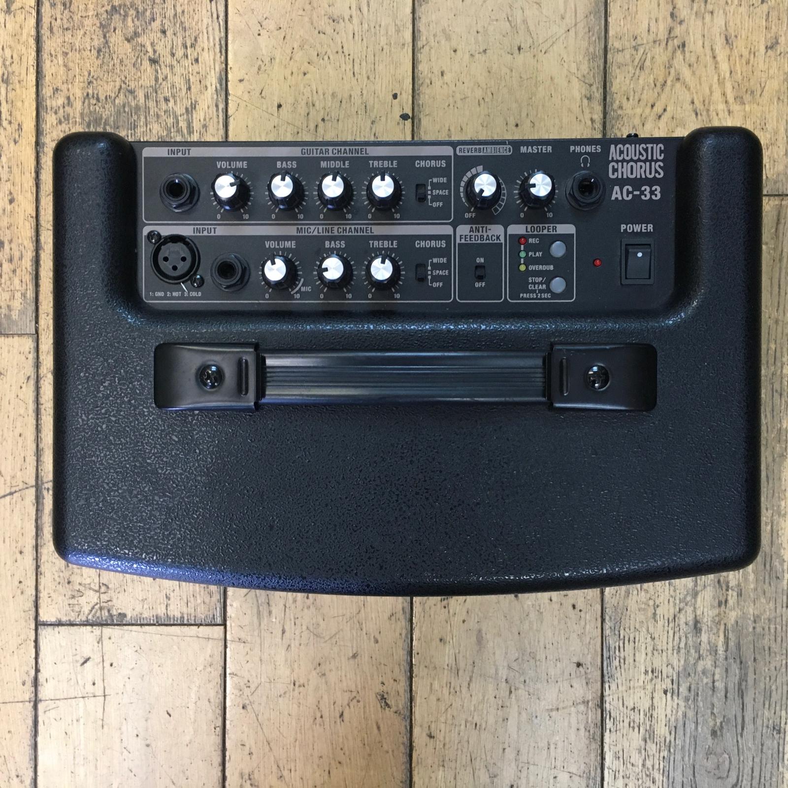 Roland AC-33 Acoustic Chorus Guitar Amplifier - Pre Owned