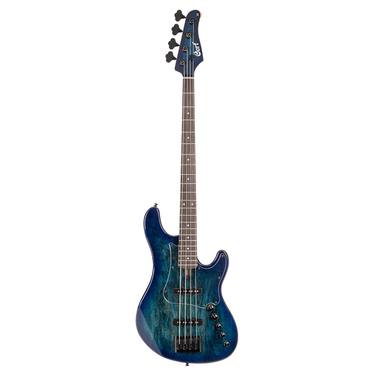 Cort GB-Fusion 4 Bass Guitar in Blue Burst with Gig Bag