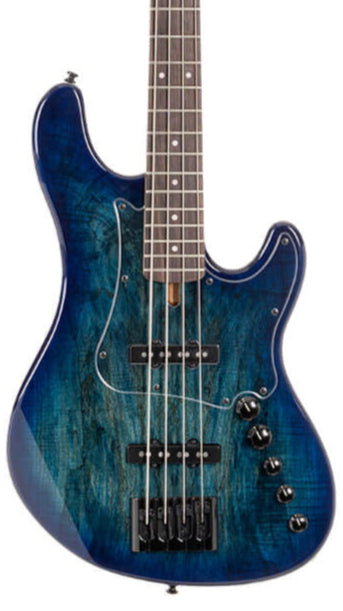 Cort GB-Fusion 4 Bass Guitar in Blue Burst with Gig Bag